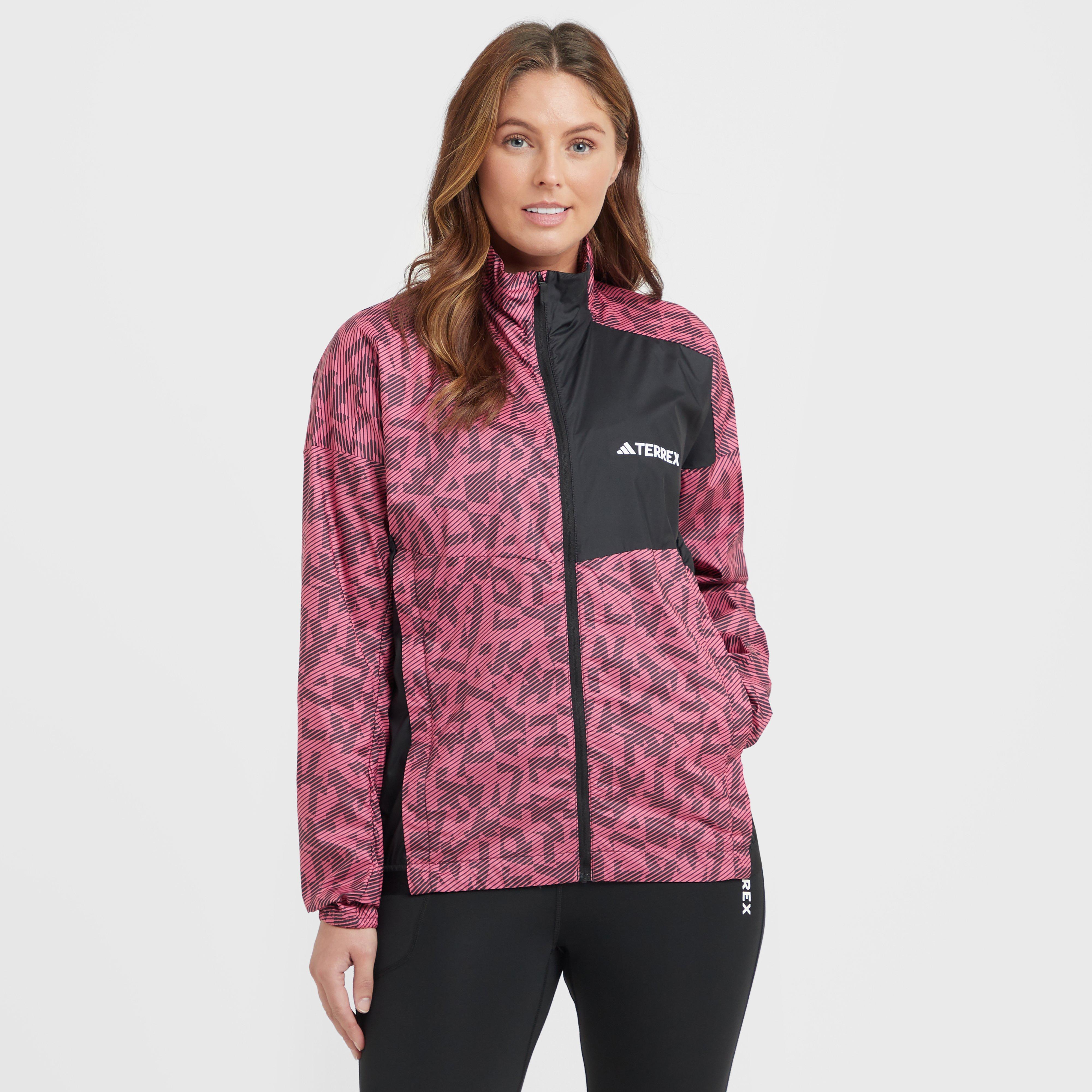 Adidas Terrex Women's Trail Running Wind Jacket - Pnk, PNK