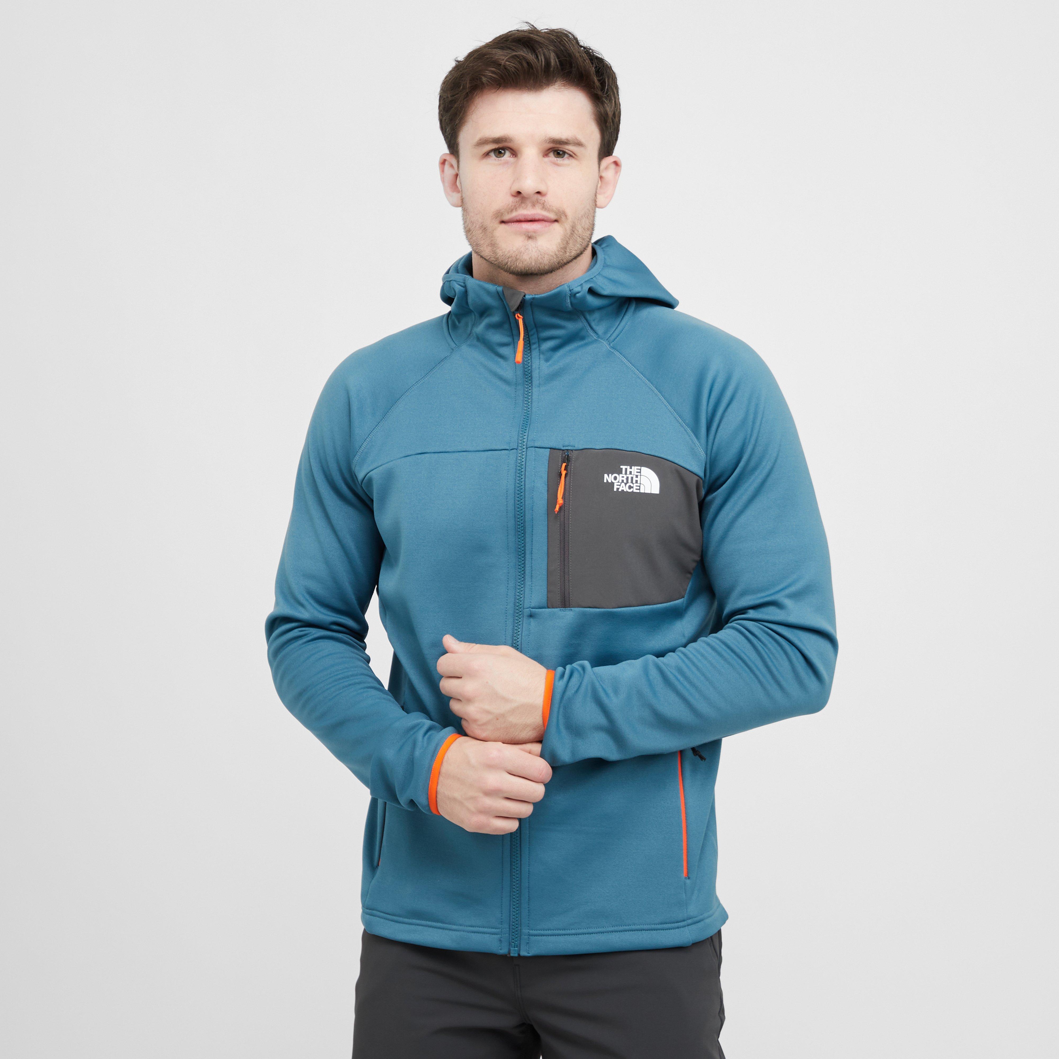 The North Face Men's Hathersage Full Zip Hooded Fleece - Mbl, MBL