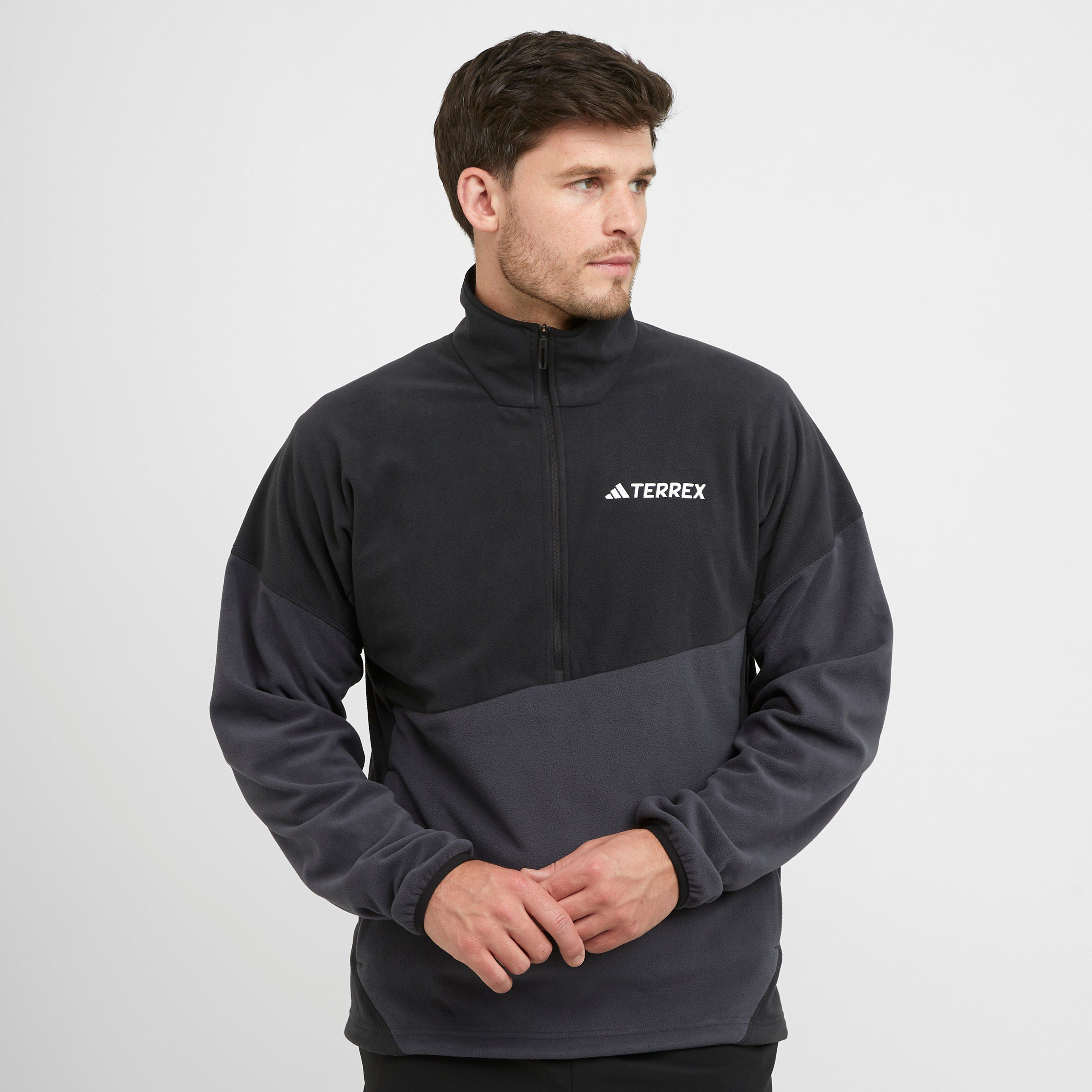 Men's Climawarm Fleece Anorak, Black