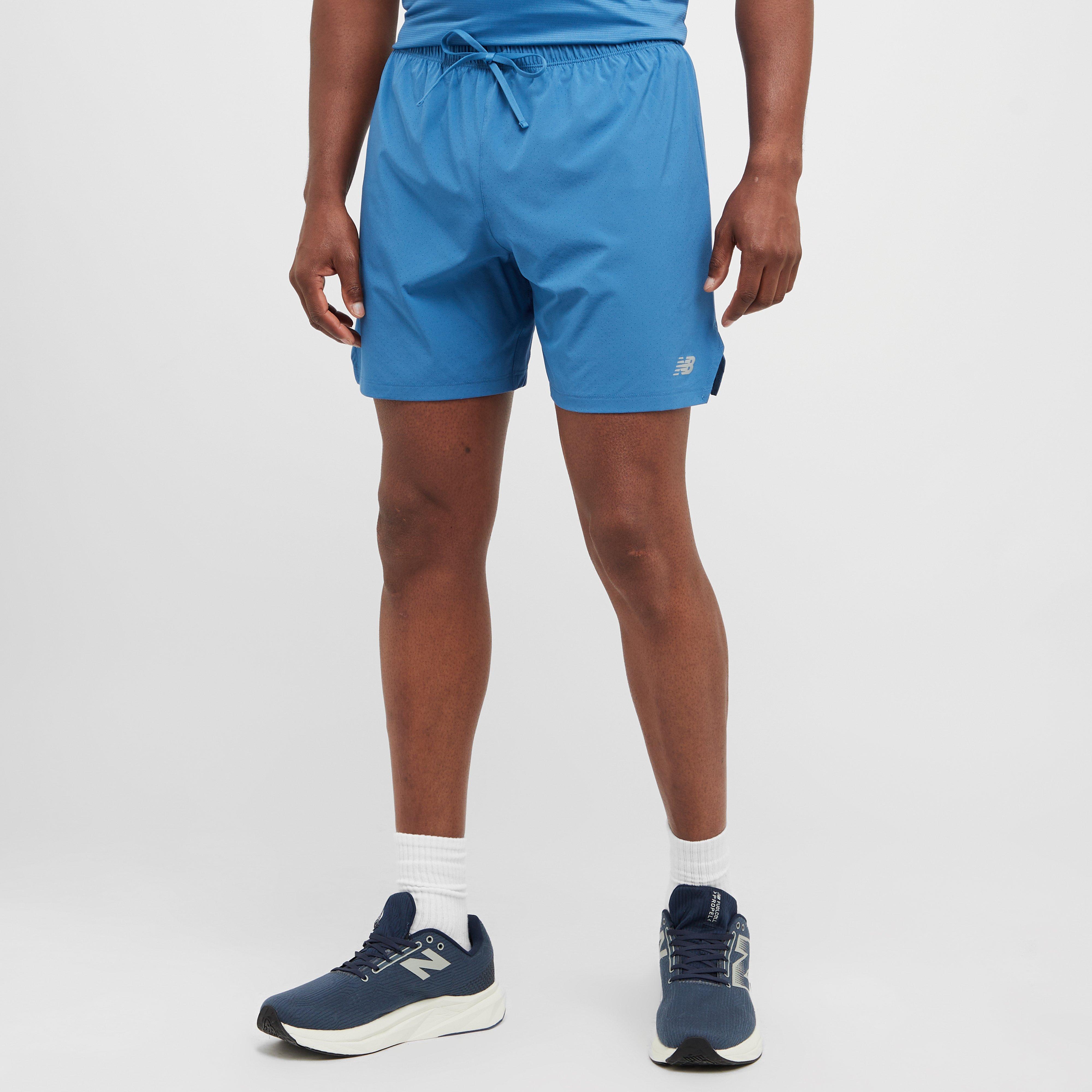 Click to view product details and reviews for Mens Rc 7 Inch Shorts Blue.