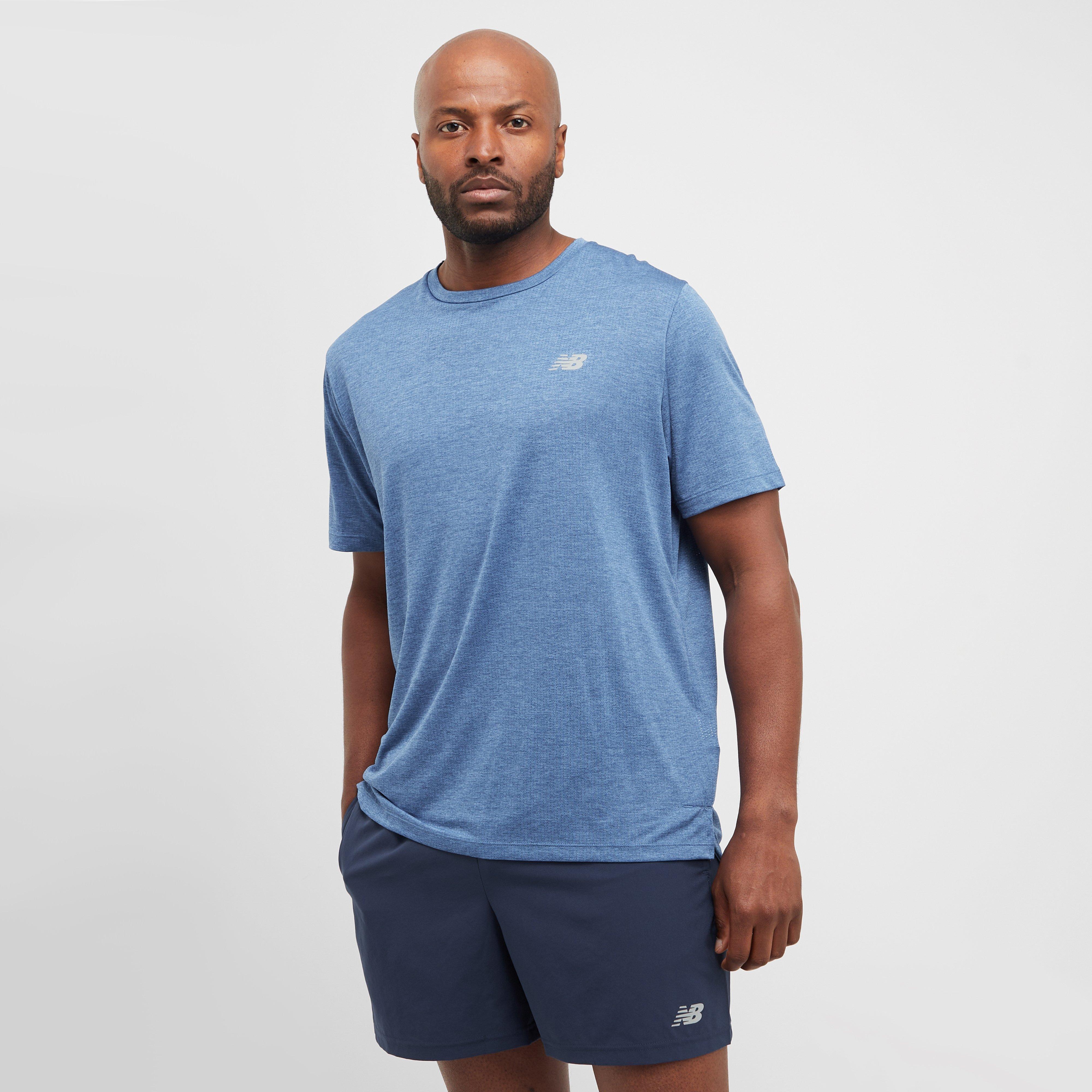 New Balance Men's Athletics T-Shirt - Dbl, DBL