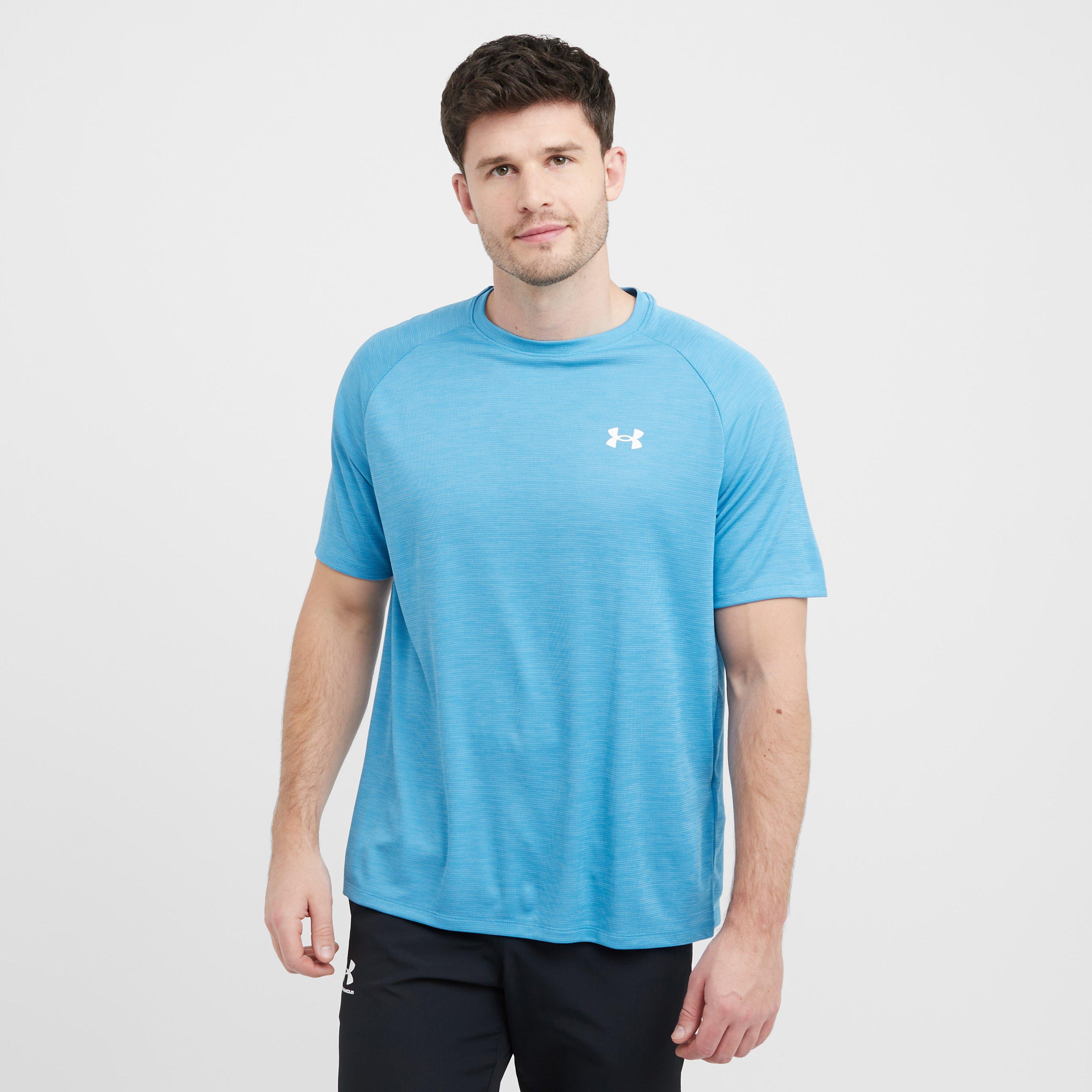 Men's UA Tech™ Textured Short Sleeve T-Shirt, Blue