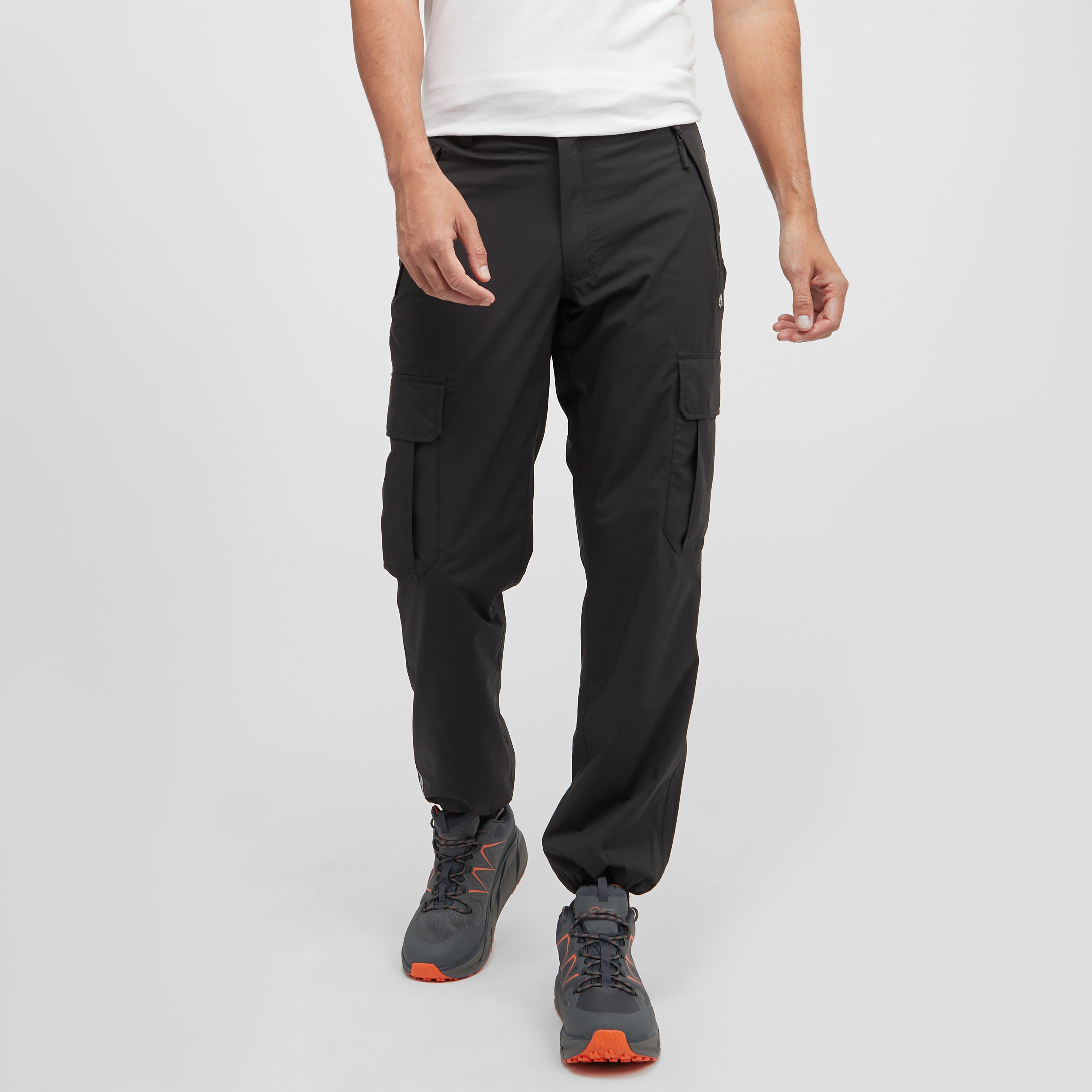 Craghoppers Men's Black Indus Waterproof Cargo Trousers 36R