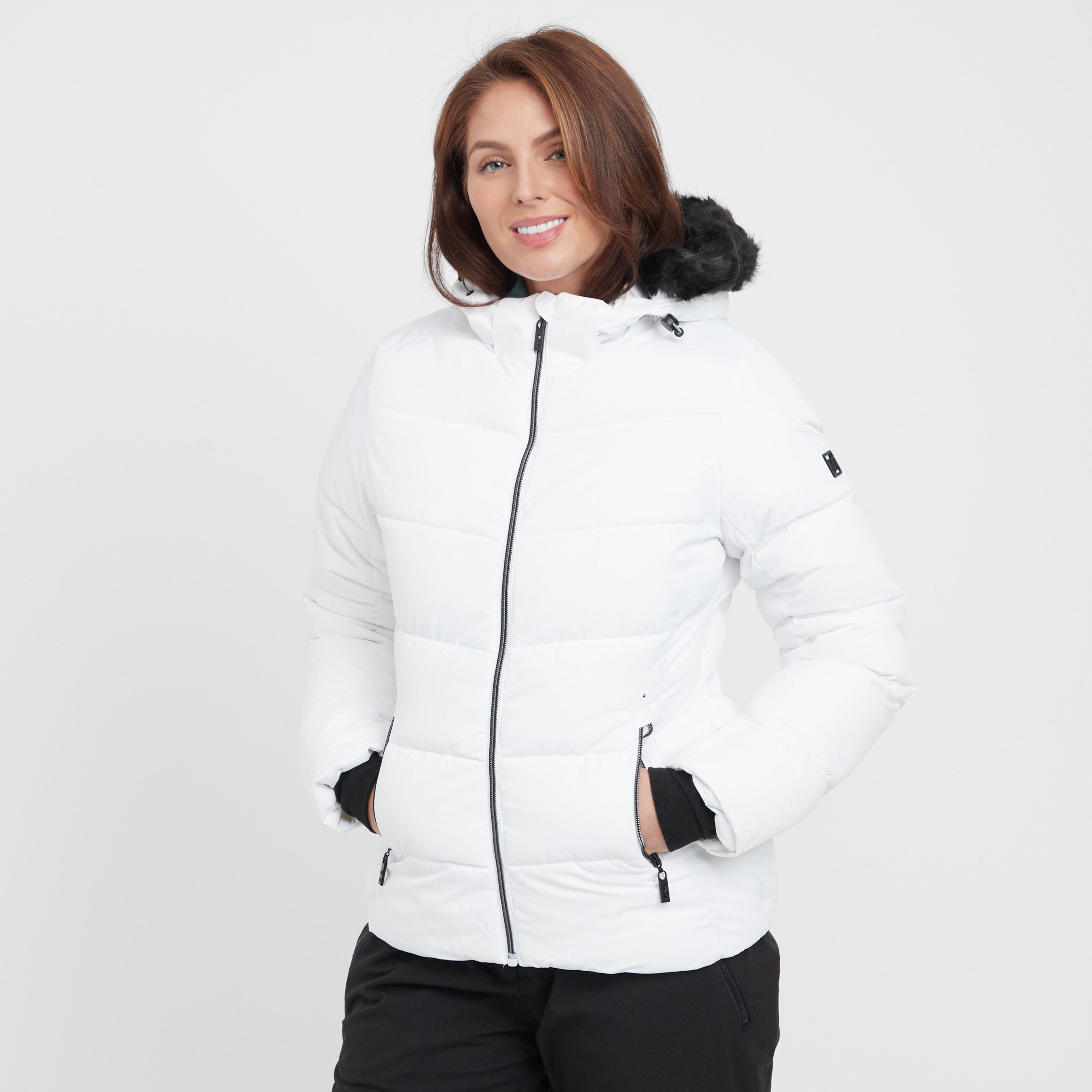 Dare 2B Women's Glamourize V Baffled Ski Jacket - Wht, WHT