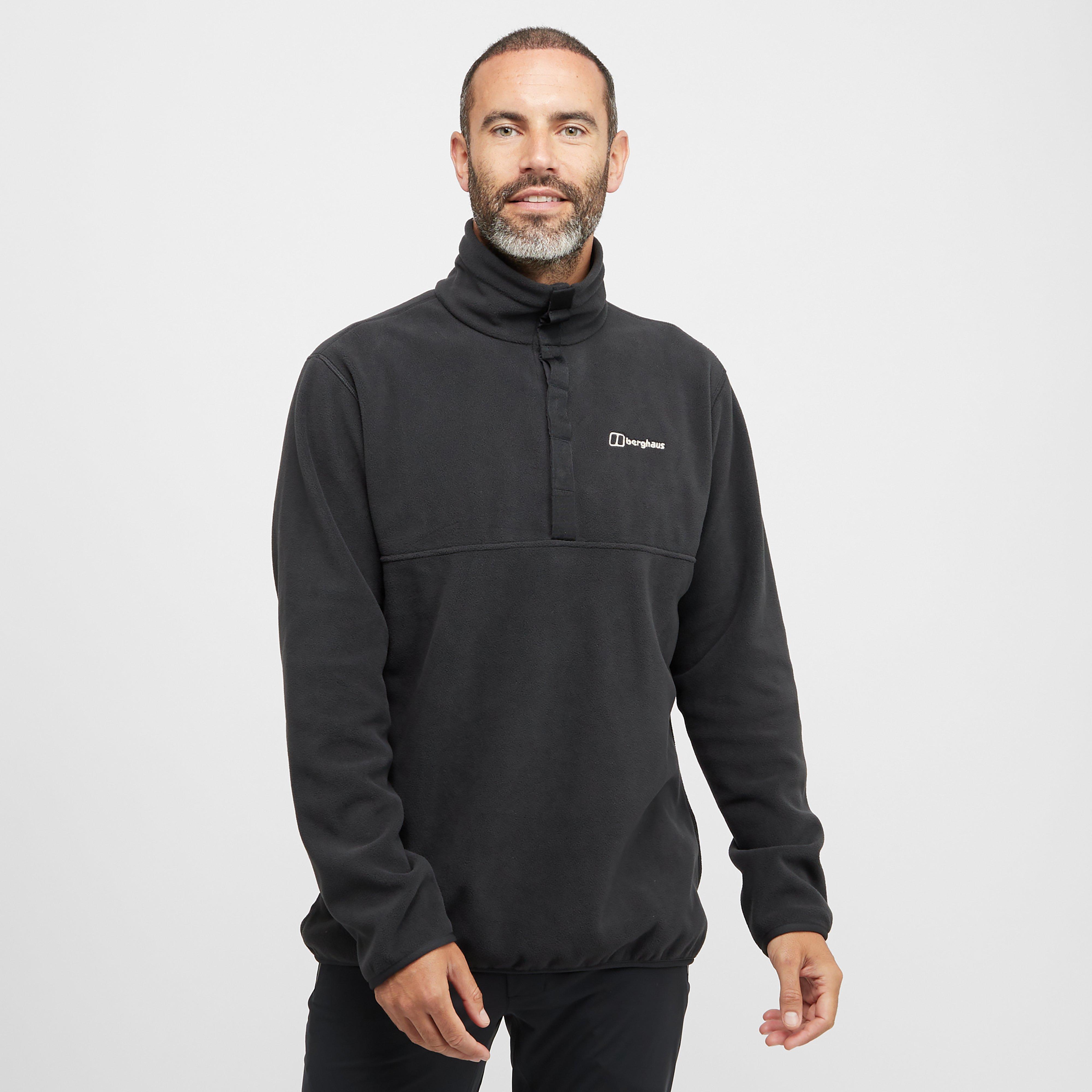 Men's Felltop Snap Fleece Pullover - Black, Black