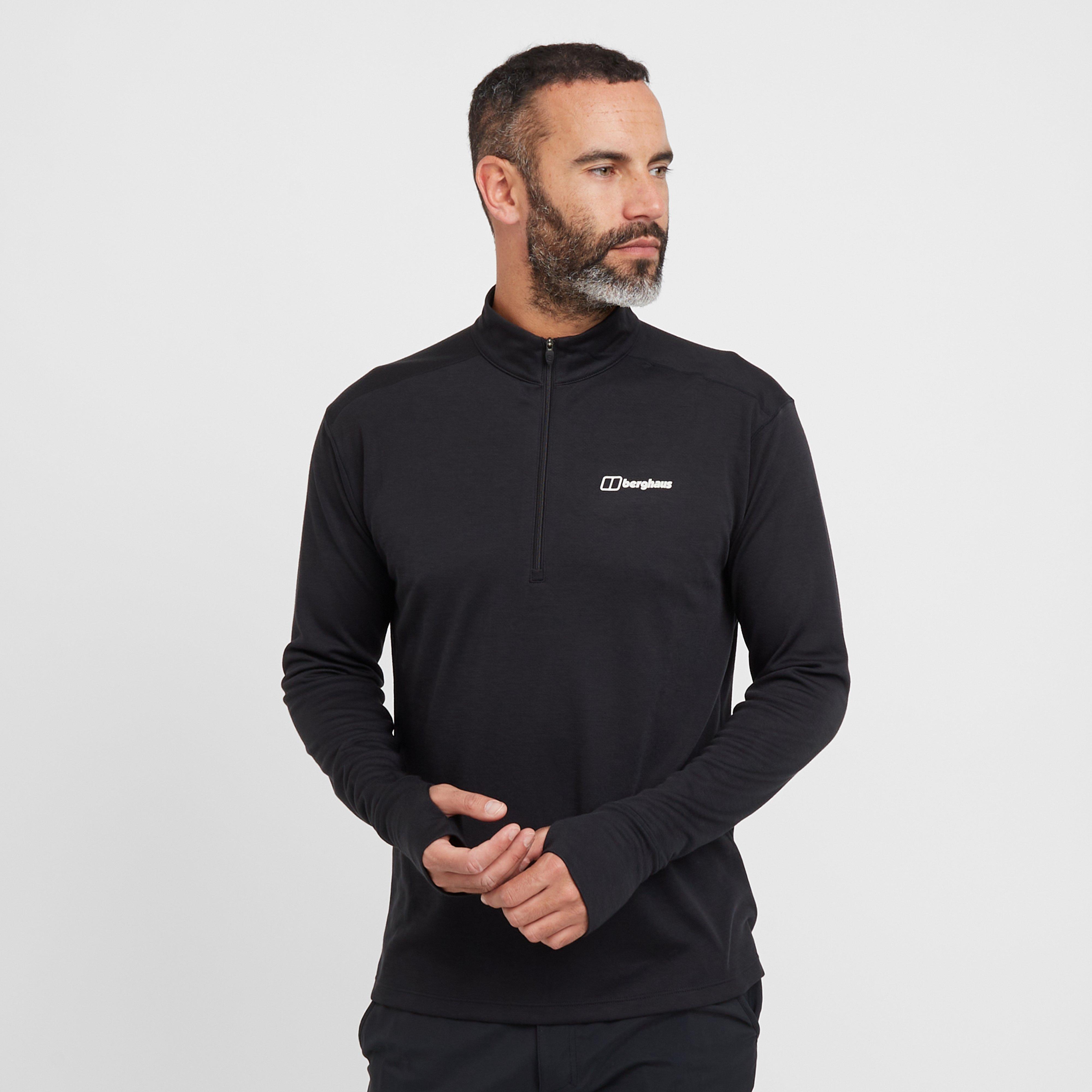 Men's Ivyhill Half Zip Top, Black