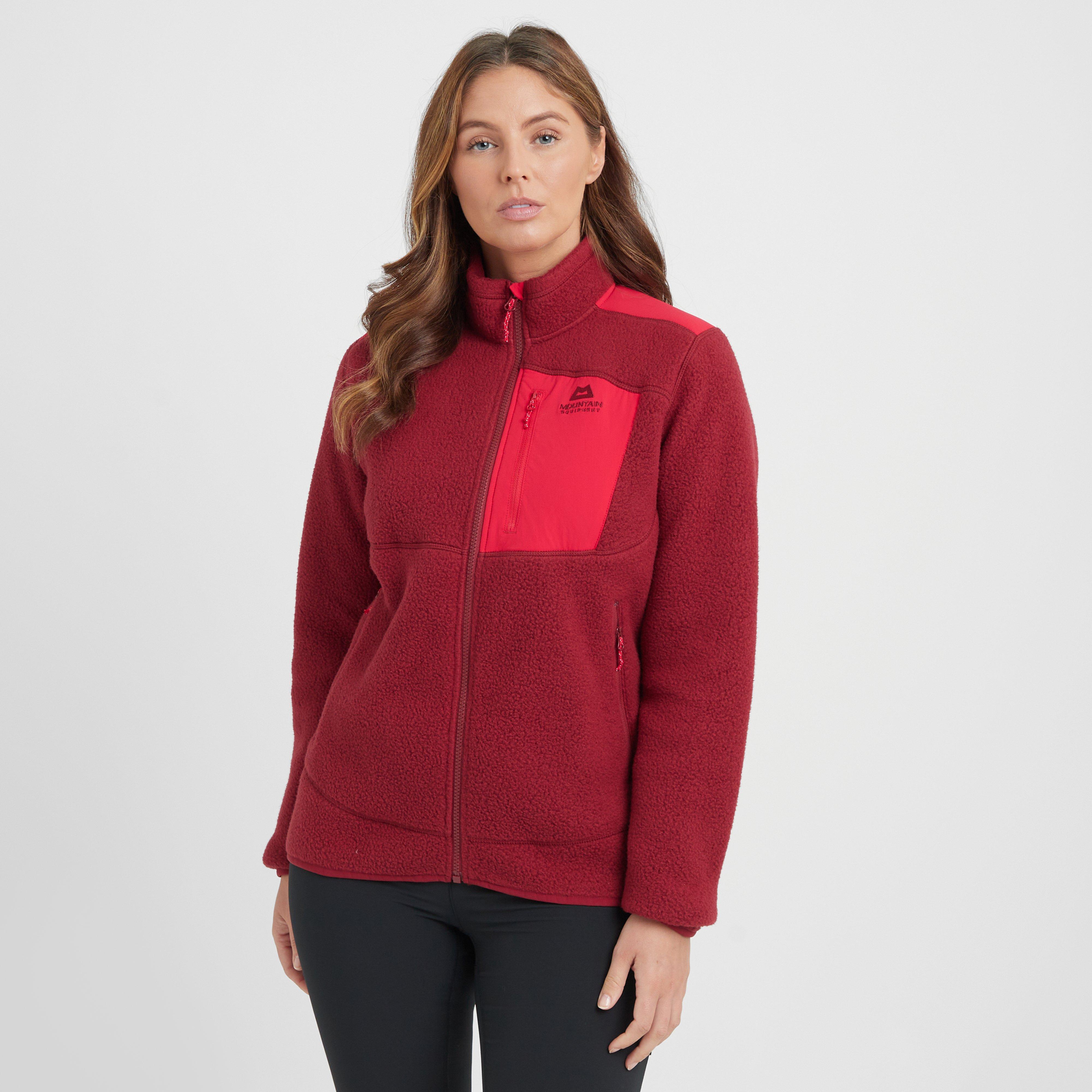 Women's Highpile Fleece Jacket, Red