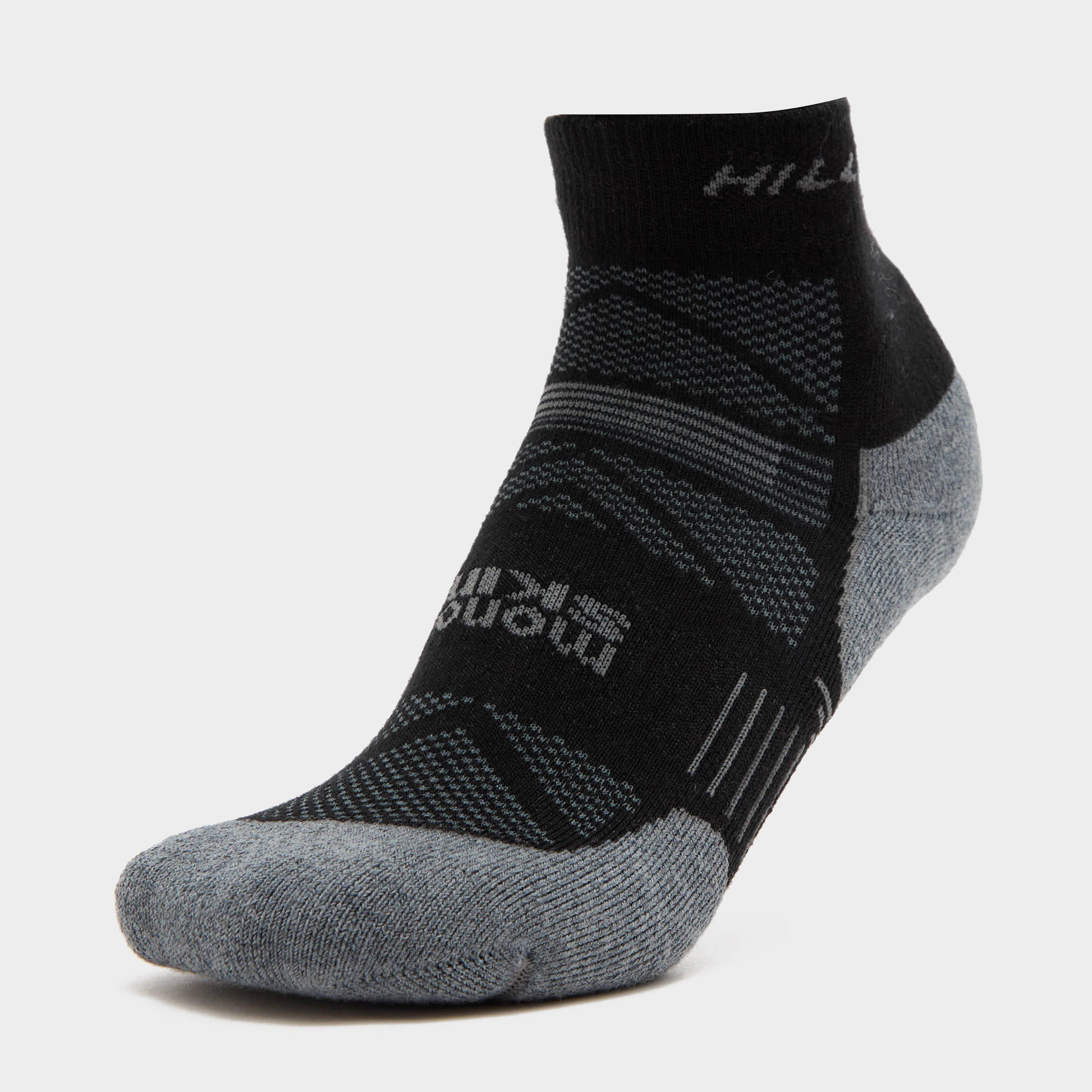 Hilly Women's Supreme Ankle Socks - Blk/Gry, BLK/GRY