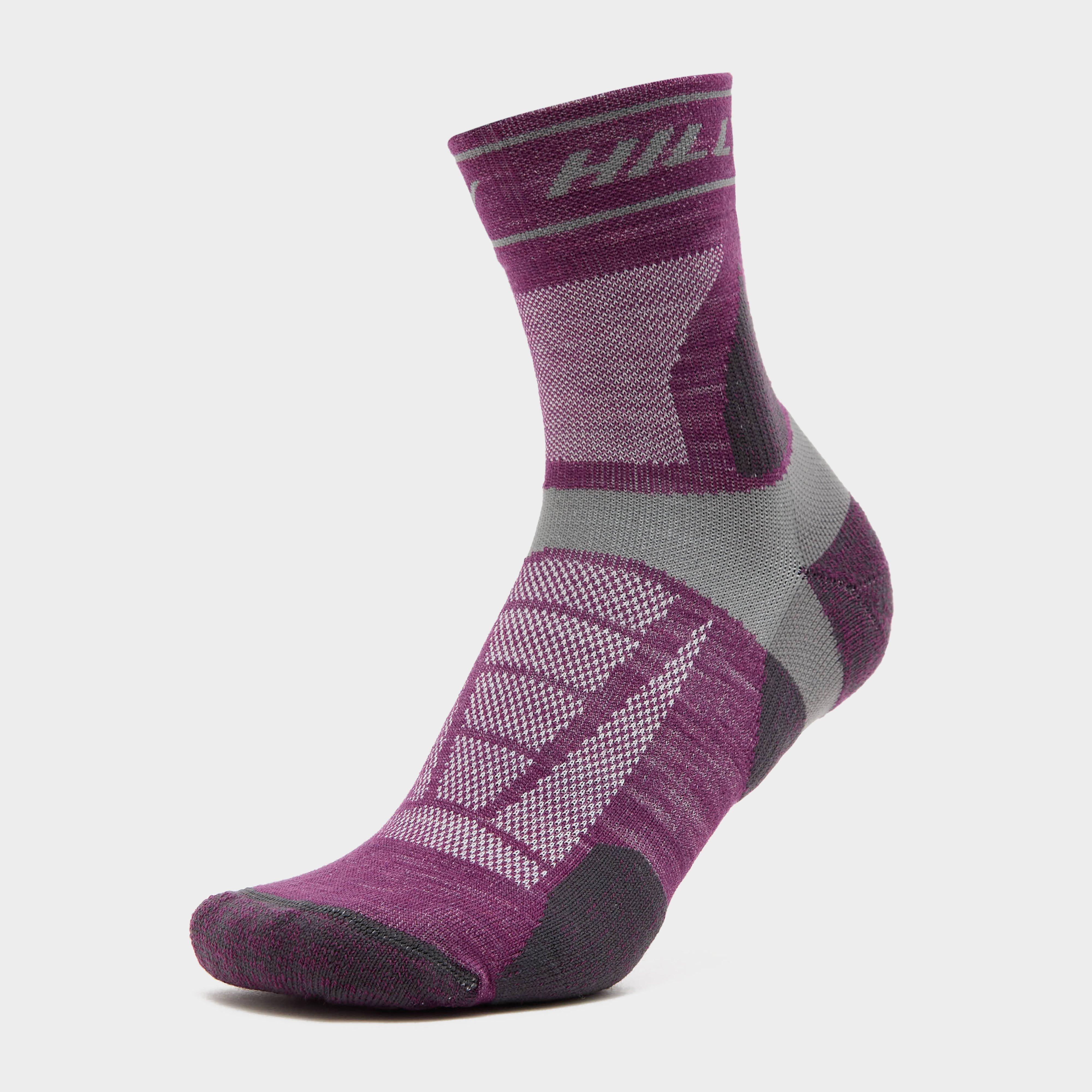 Women's Trail Ankle Socks, Purple