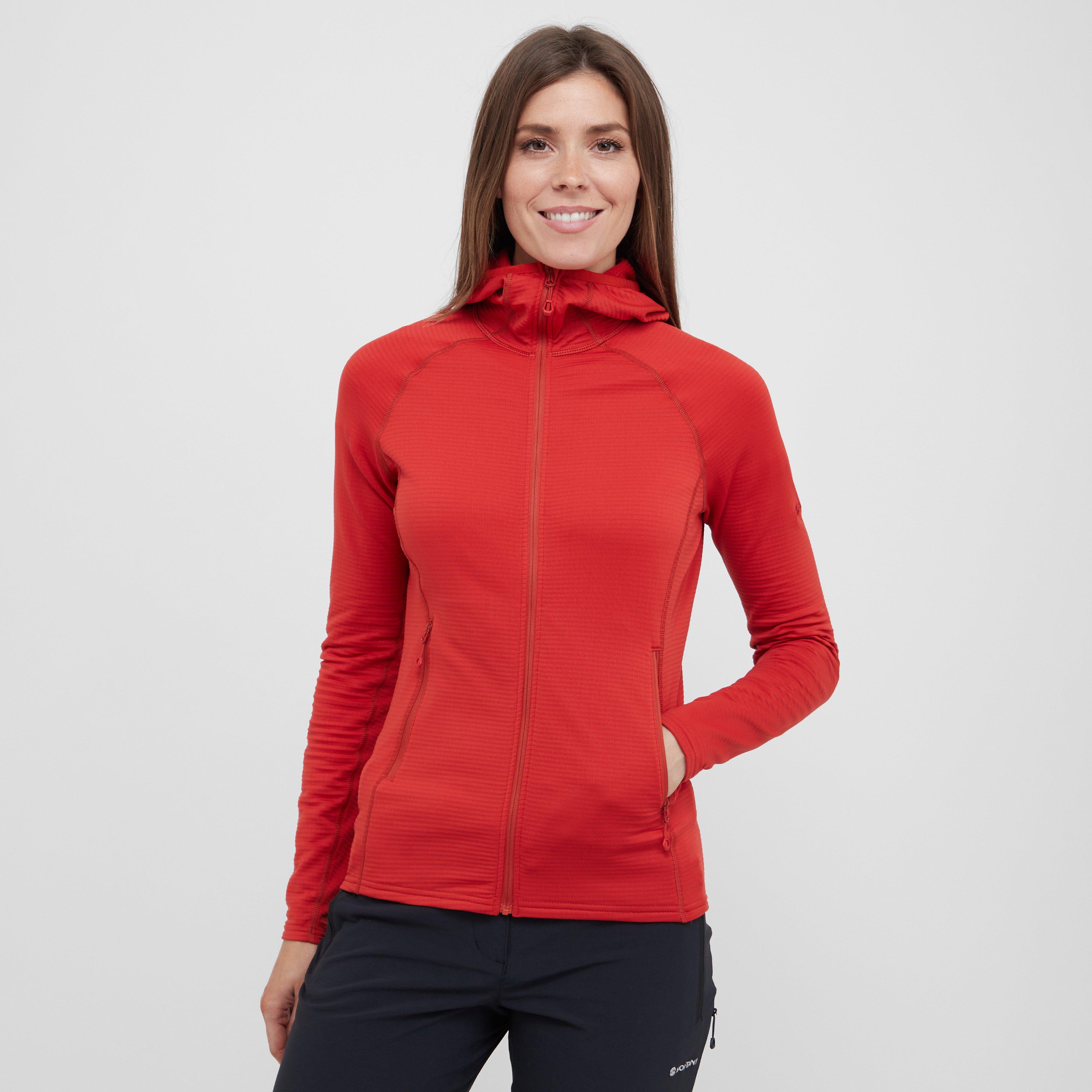 Women's Protium Lite Hooded Fleece Jacket, Red