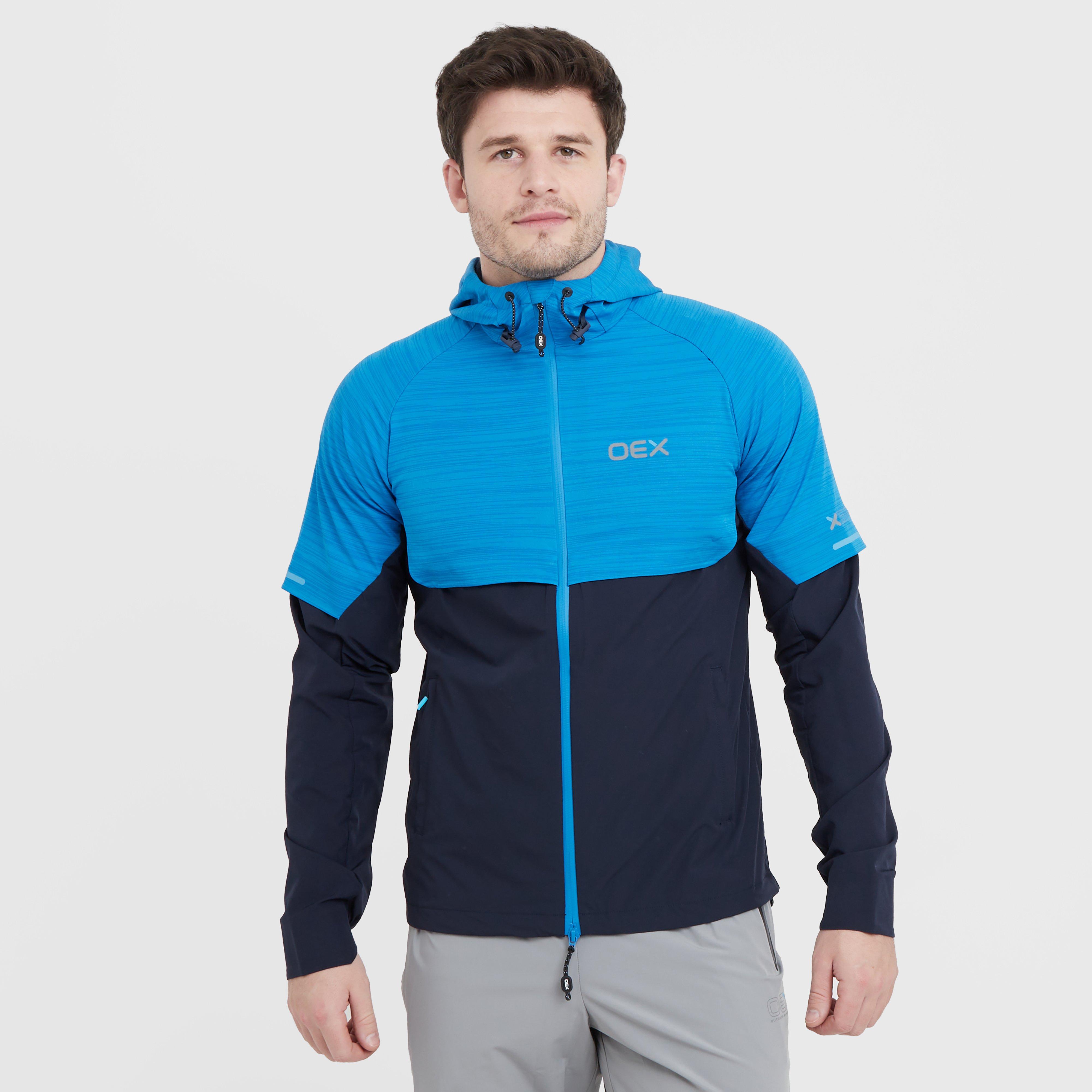 Oex Blue Men's Peak Track Top - Nvy, NVY