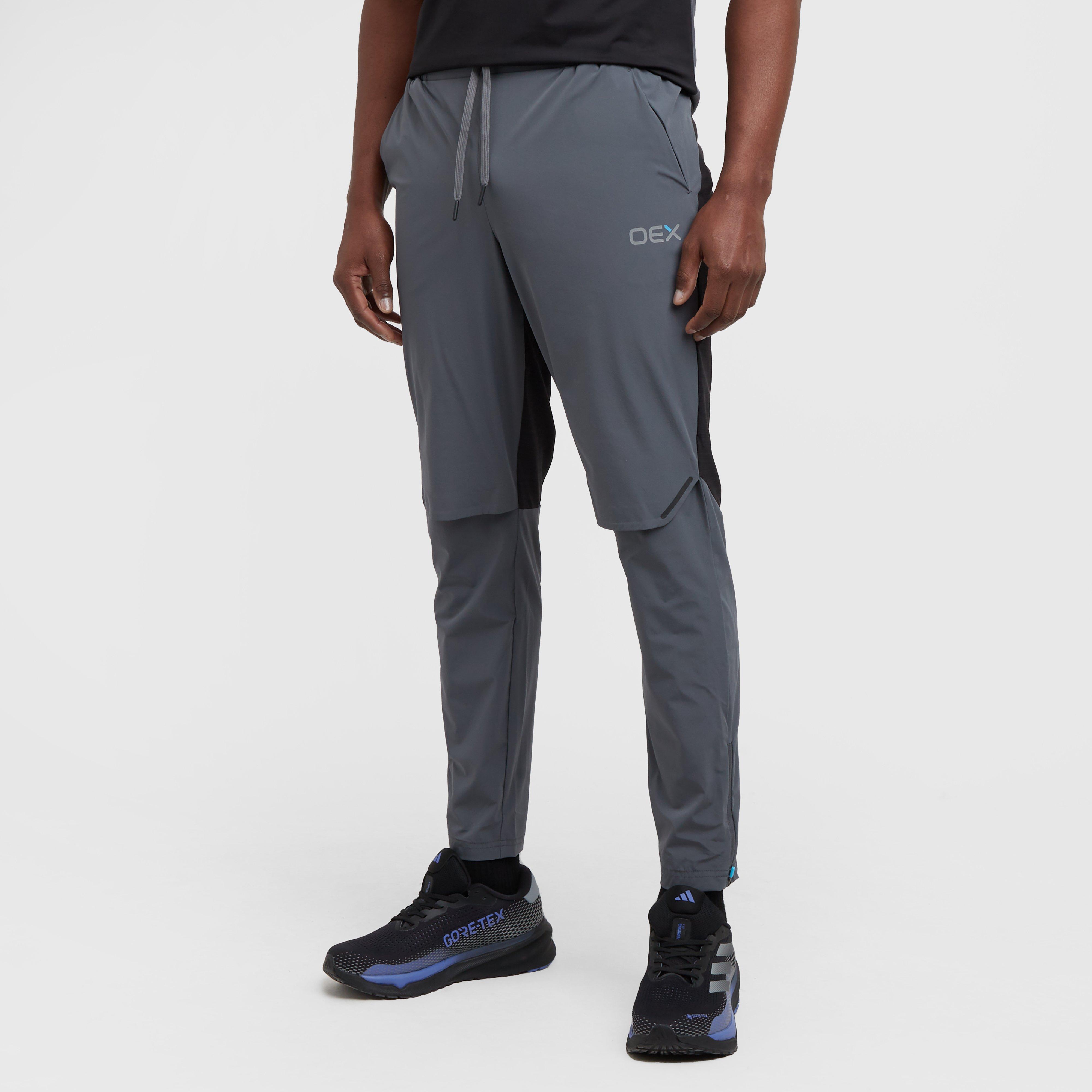 Oex Blue Men's Peak Track Pants - Dgy, DGY