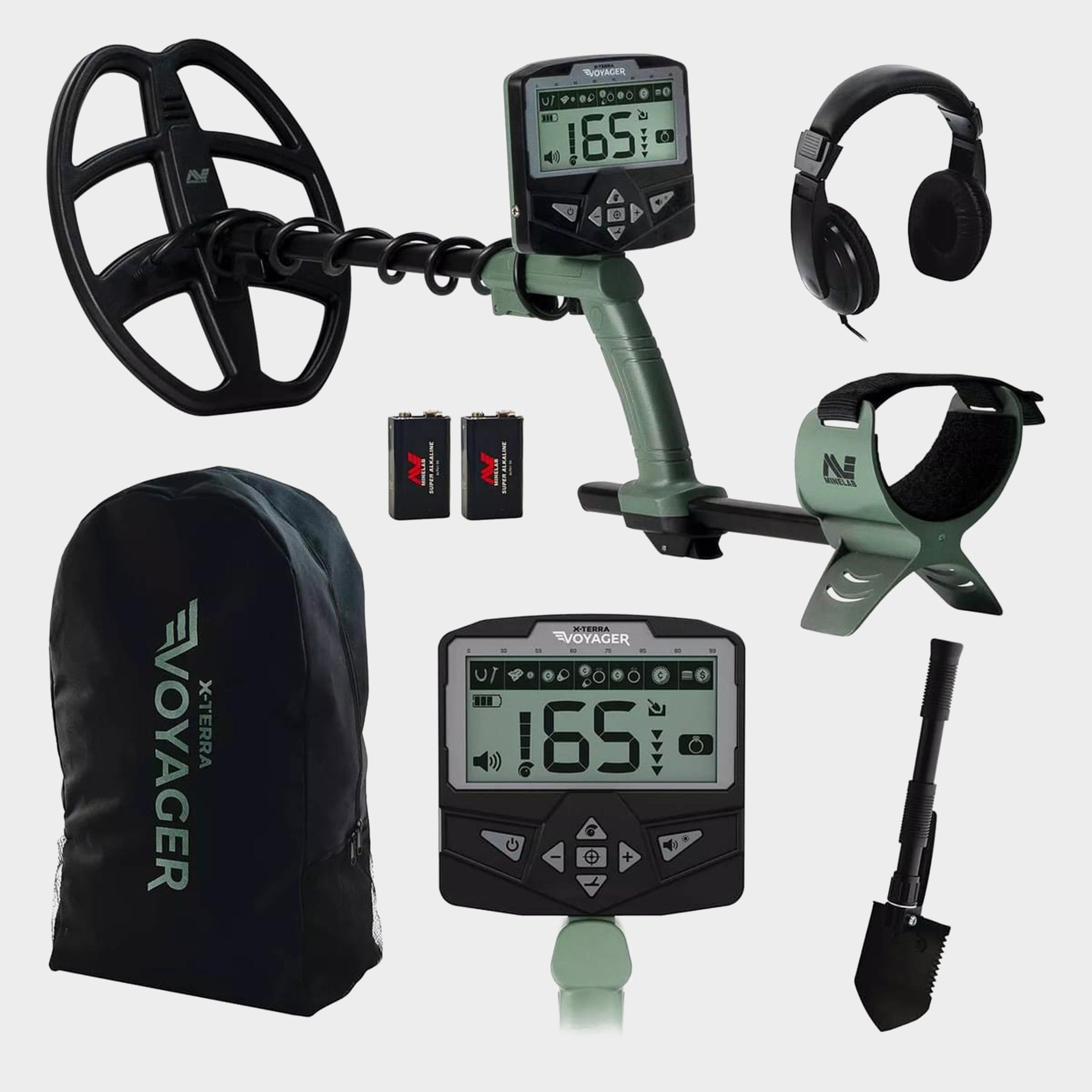 X-Terra Voyager Metal Detecting Starter Kit - Green, Green