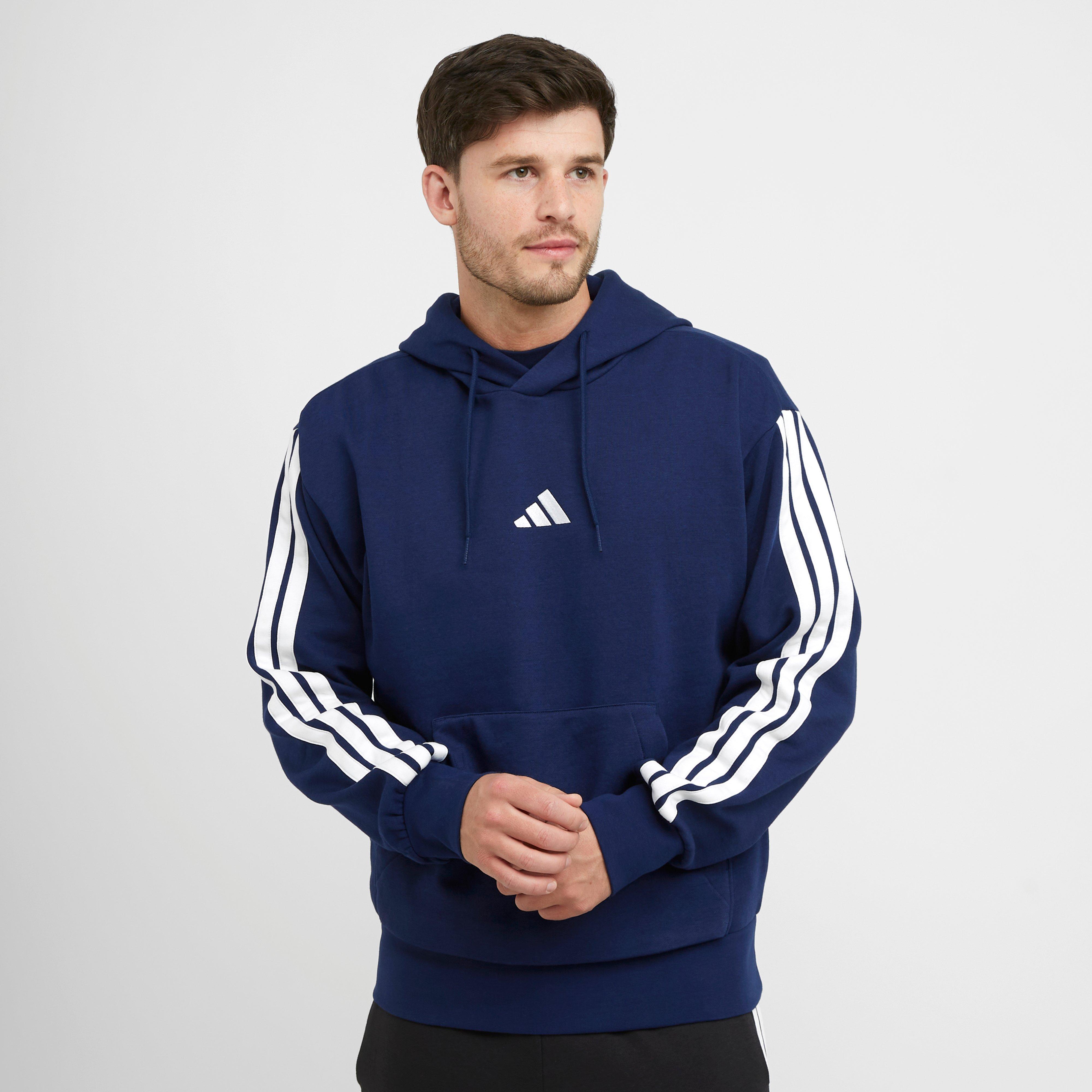 Adidas Men's Essentials 3-Stripes Fleece Sweatshirt - Hd, HD