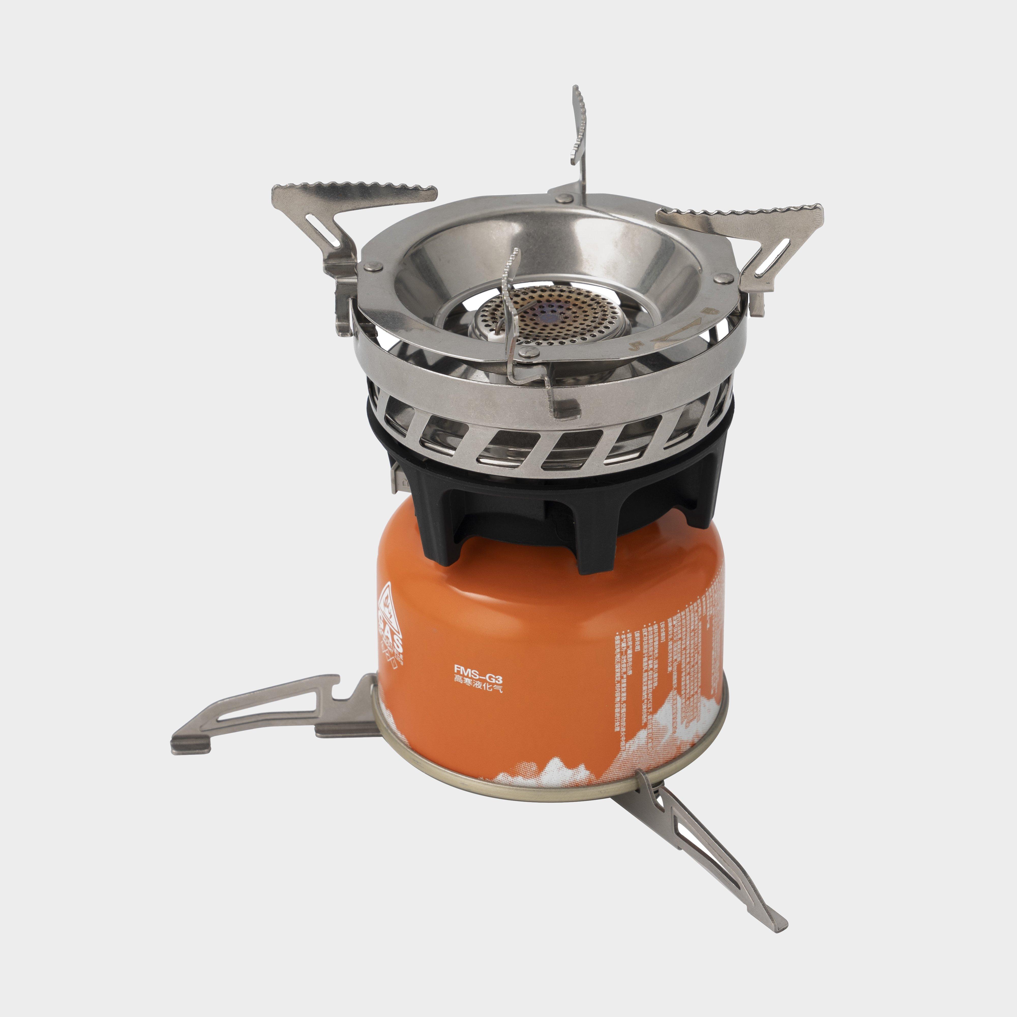 Heiro Pot and Gas Stand, Silver