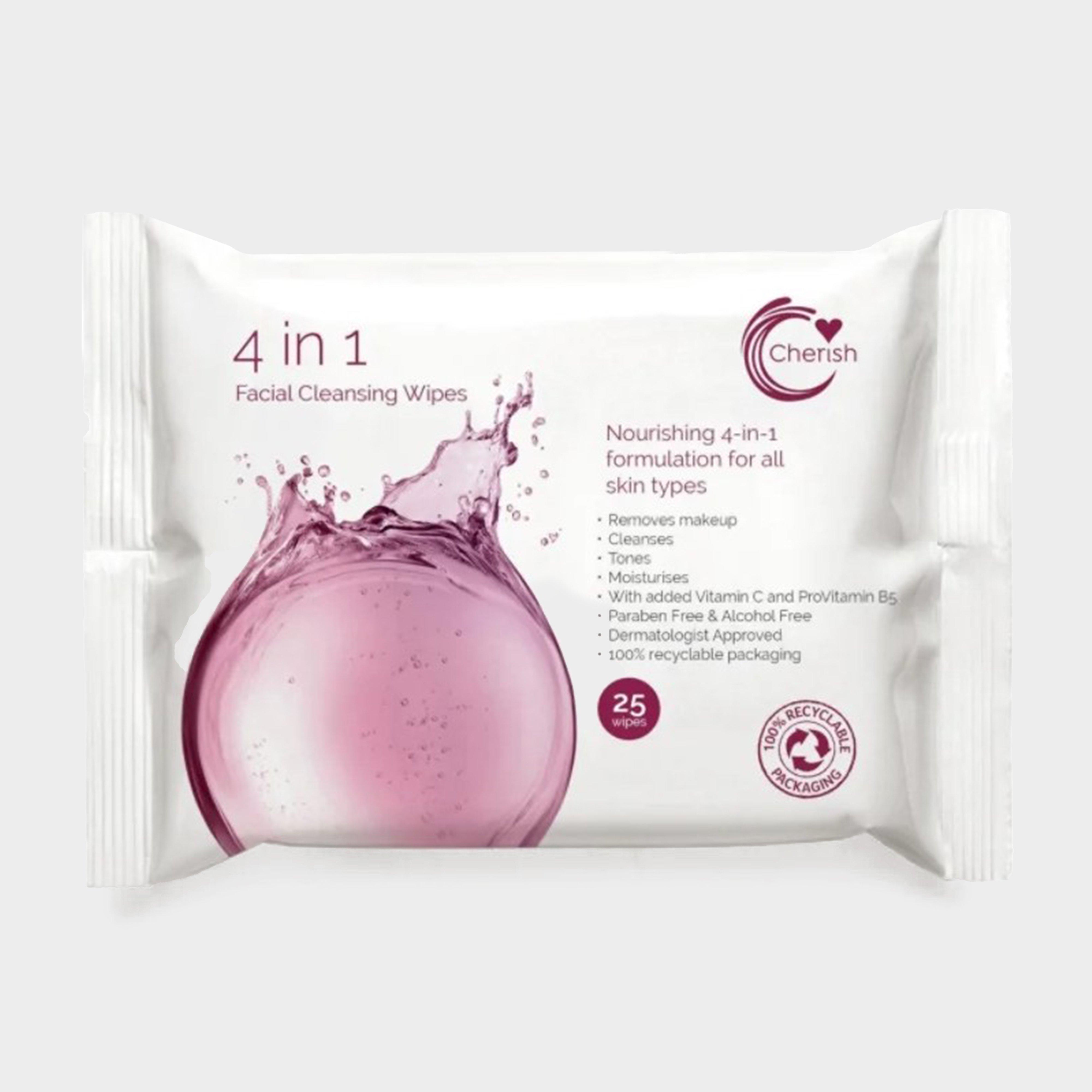 Click to view product details and reviews for Cherish 4 In 1 Cleansing Wipes 25 Pack White White.