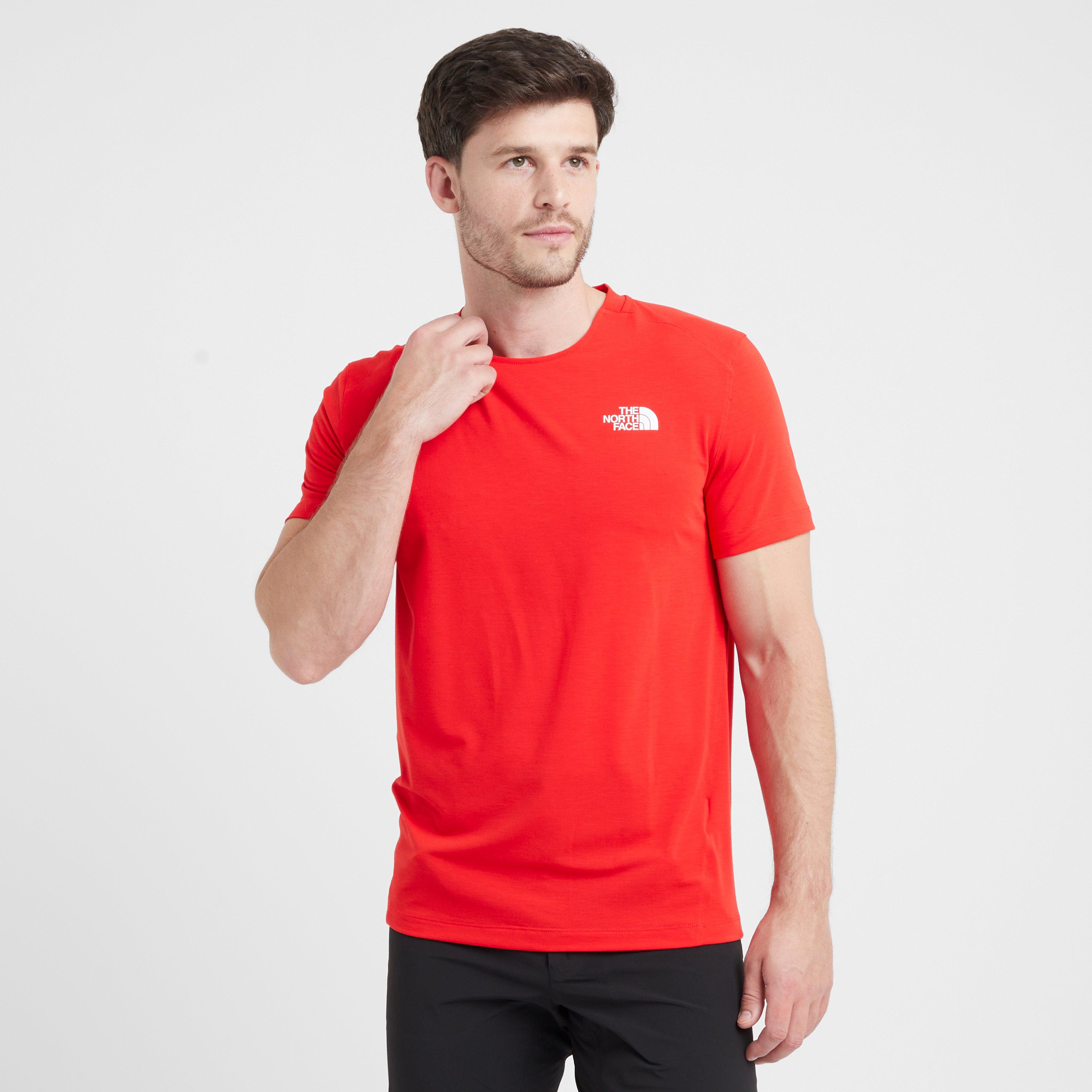 Men's Lightning Alpine Short Sleeve T-Shirt, Red