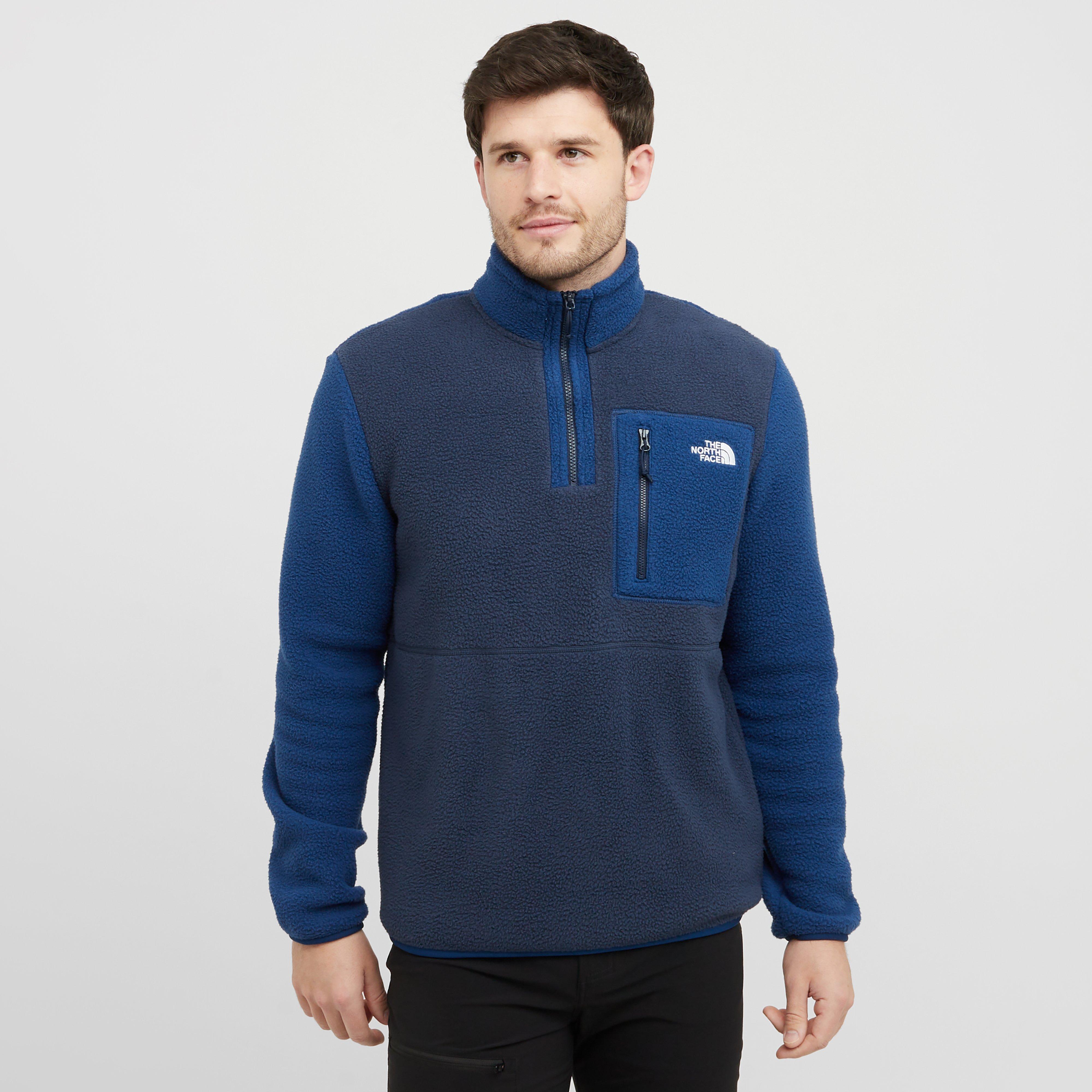 Men's Yumiori ¼ Zip Fleece Jacket, Blue