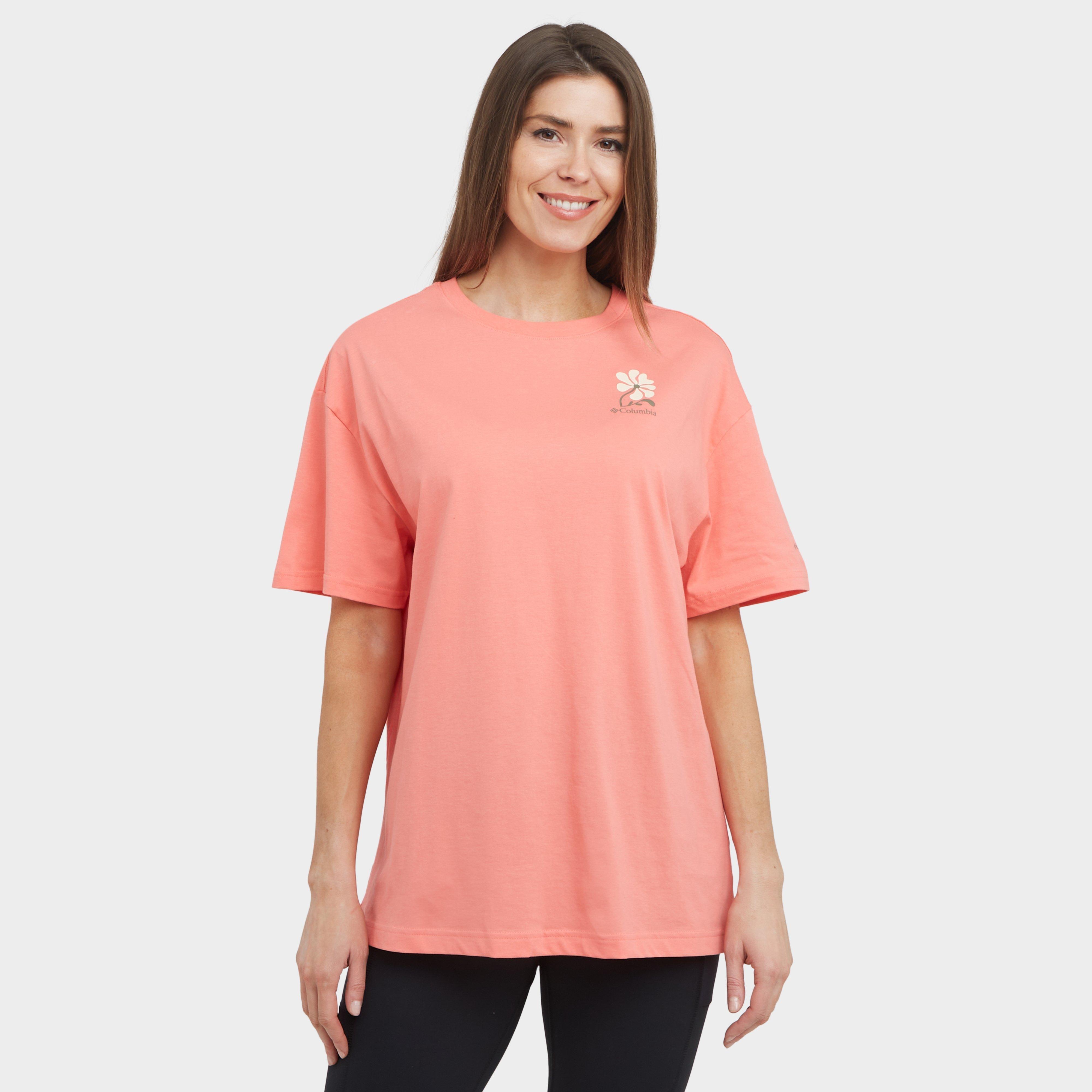Women's Rolling Bend™ Graphic Oversized T-Shirt - Pink, Pink