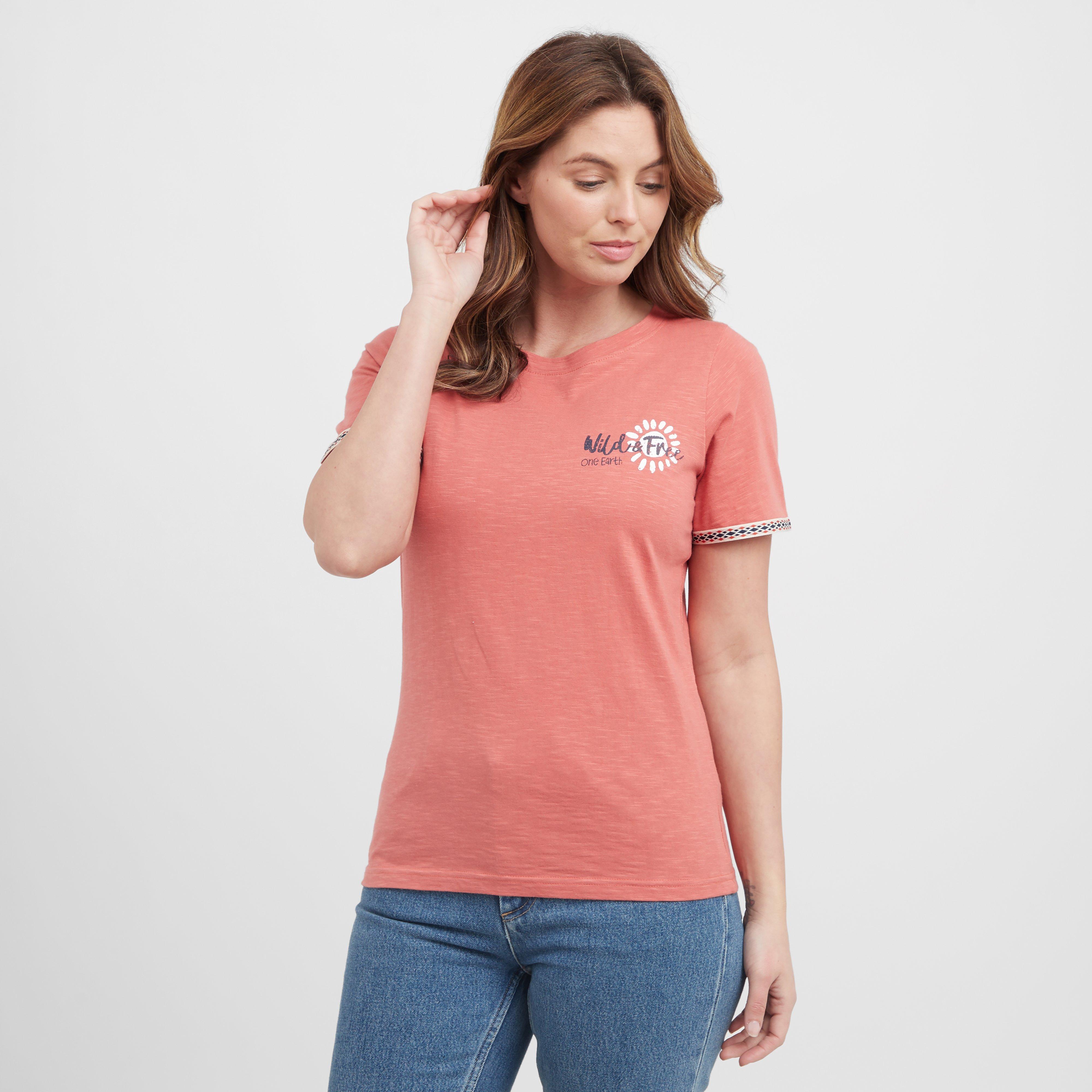 Women's Newlyn Print Tee - Pink, Pink