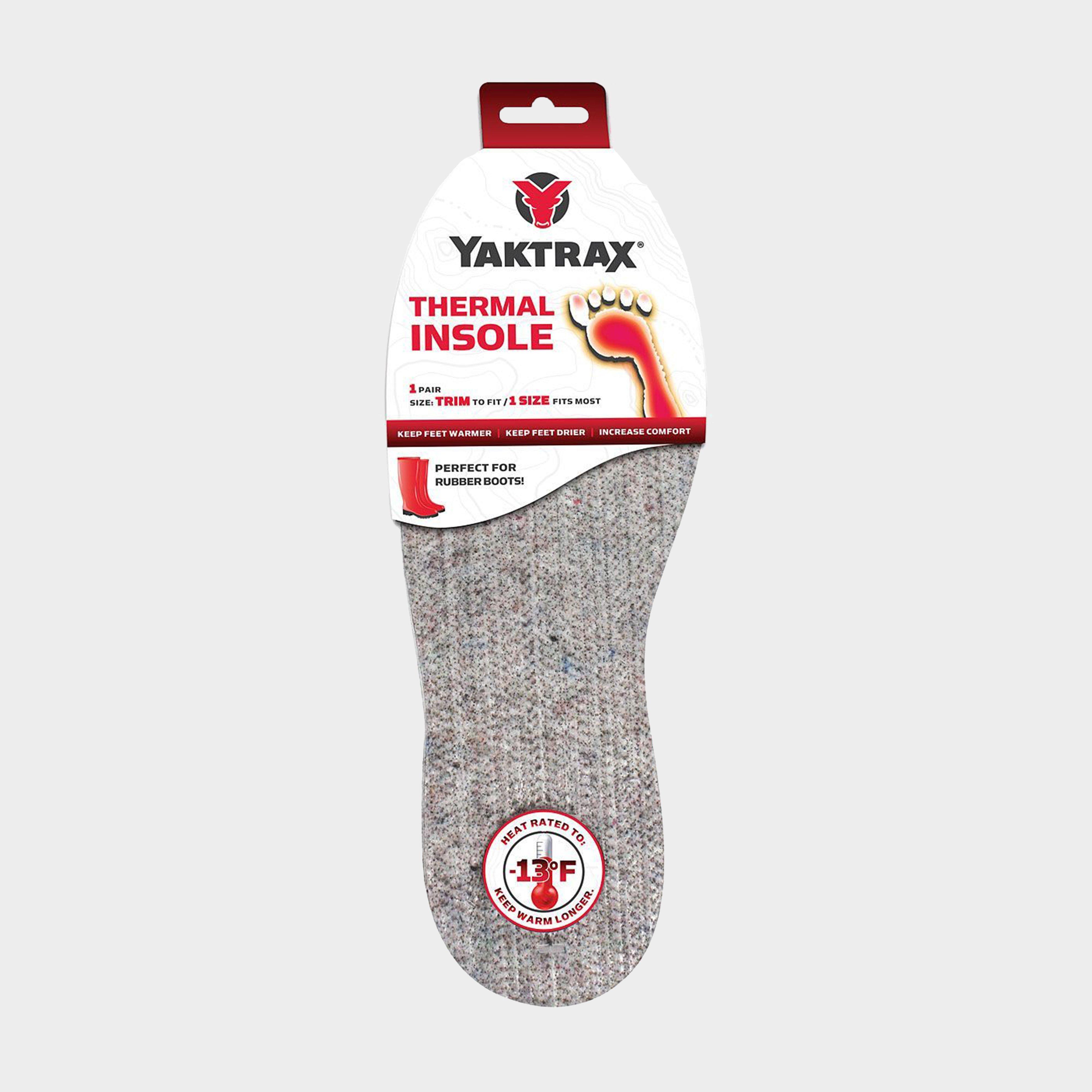 Unisex Thermal Insoles - Grey, Grey