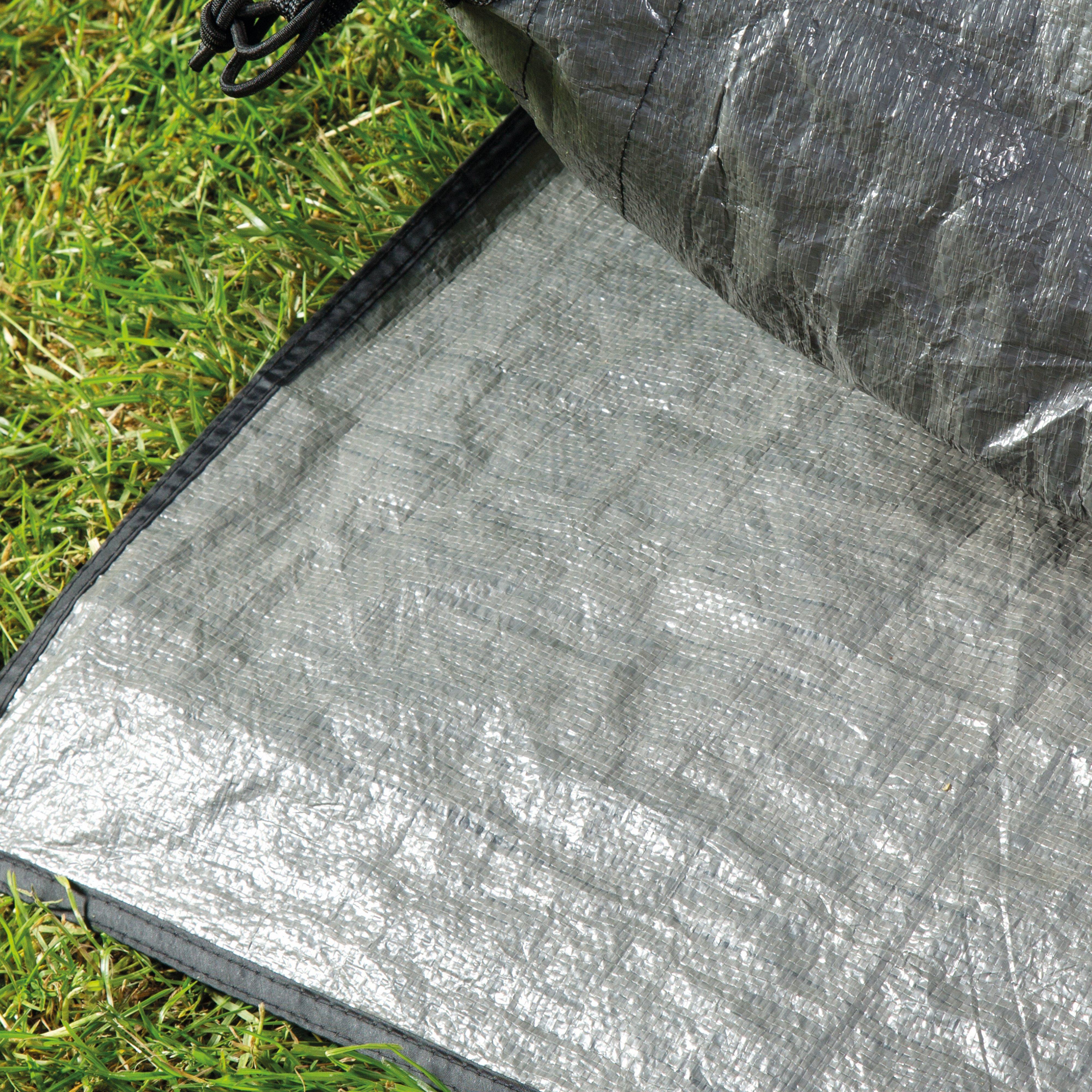 Woodcrest Awning Footprint Groundsheet - 360cm x 330cm x 220cm, Grey