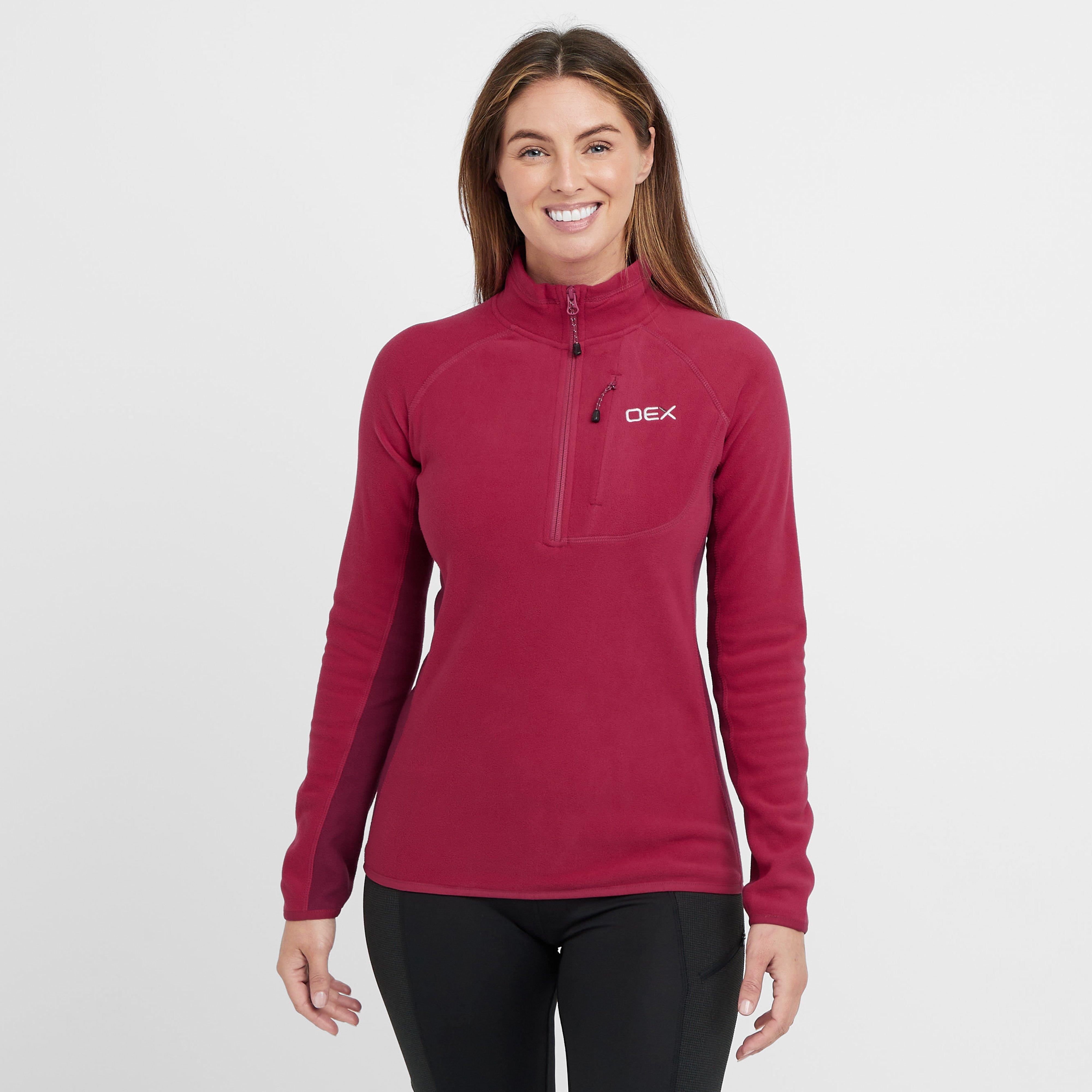 Click to view product details and reviews for Womens Ardmore Half Zip Fleece Pink Pink.