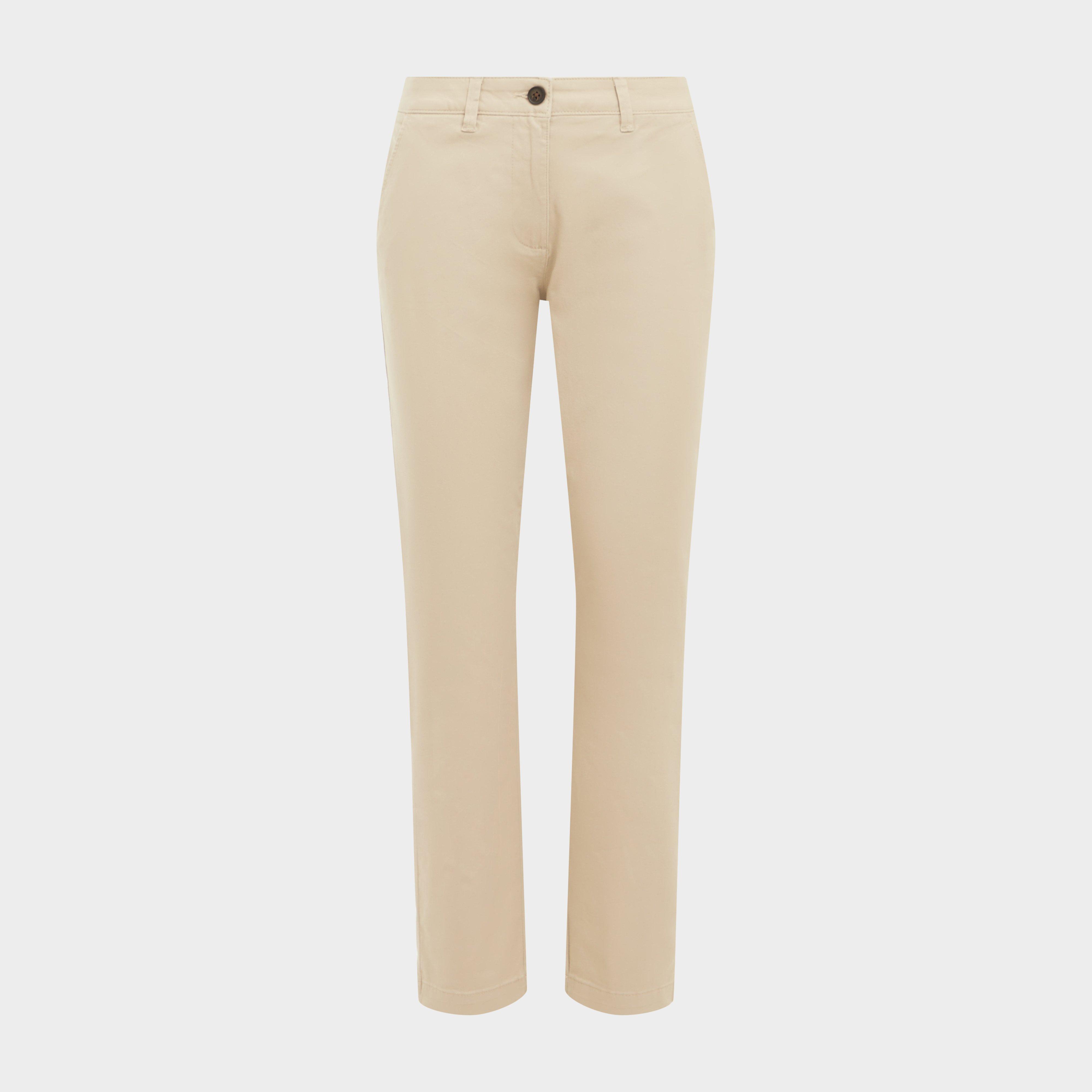 Women's Salcombe Chino Trousers - Beige, Beige