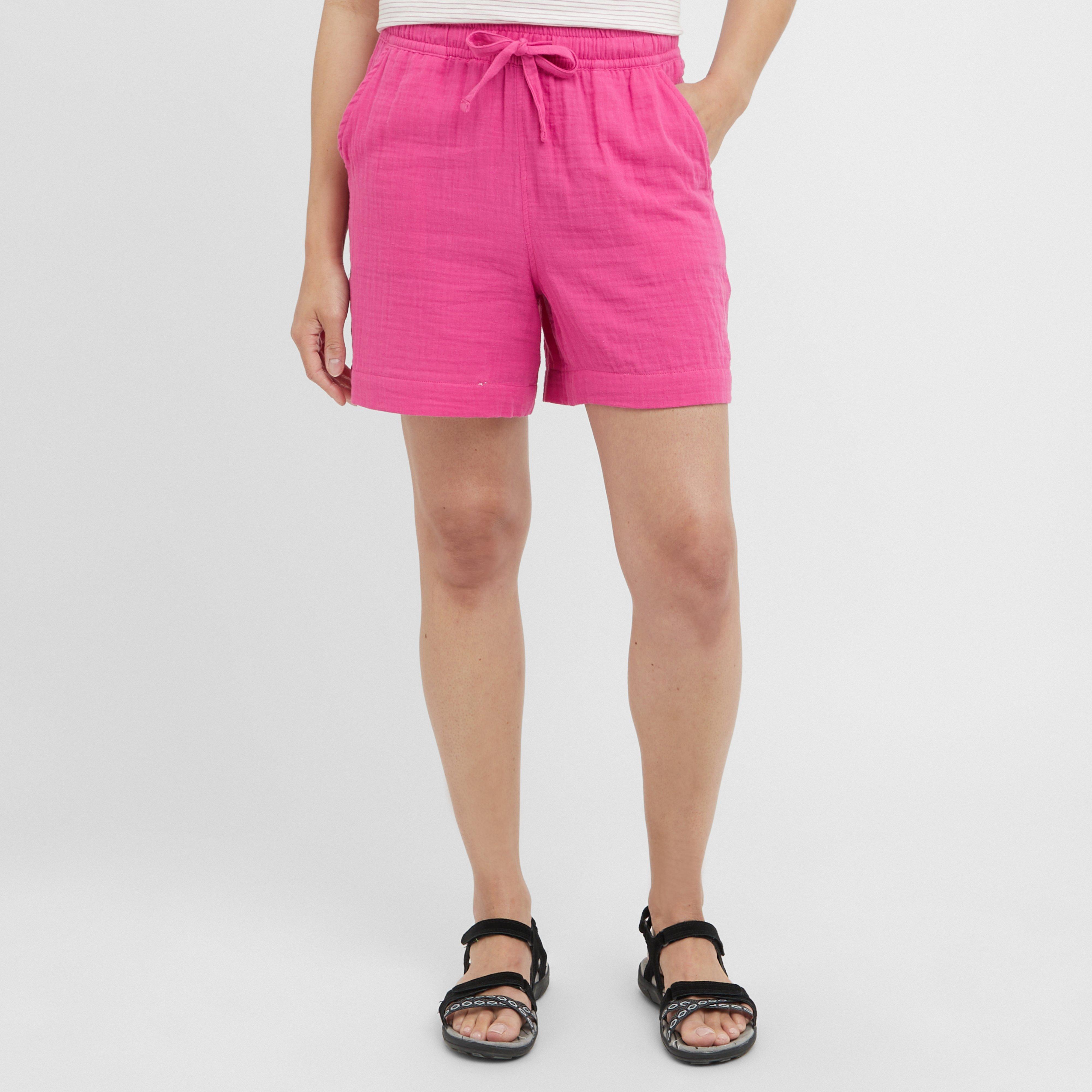 Women's Double Cloth Shorts - Pink, Pink