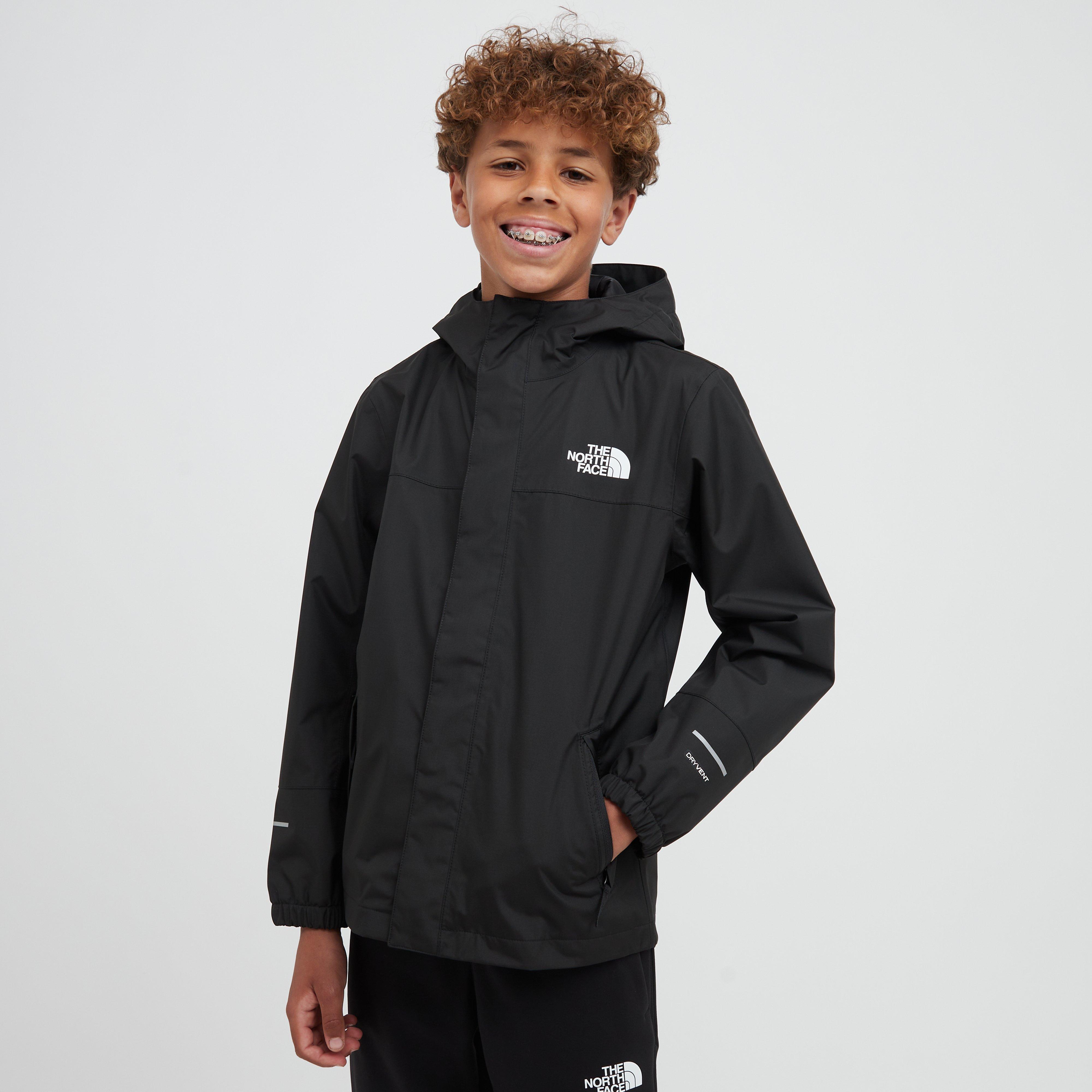 The North Face Boys Black ' Antora Rain Jacket Medium
