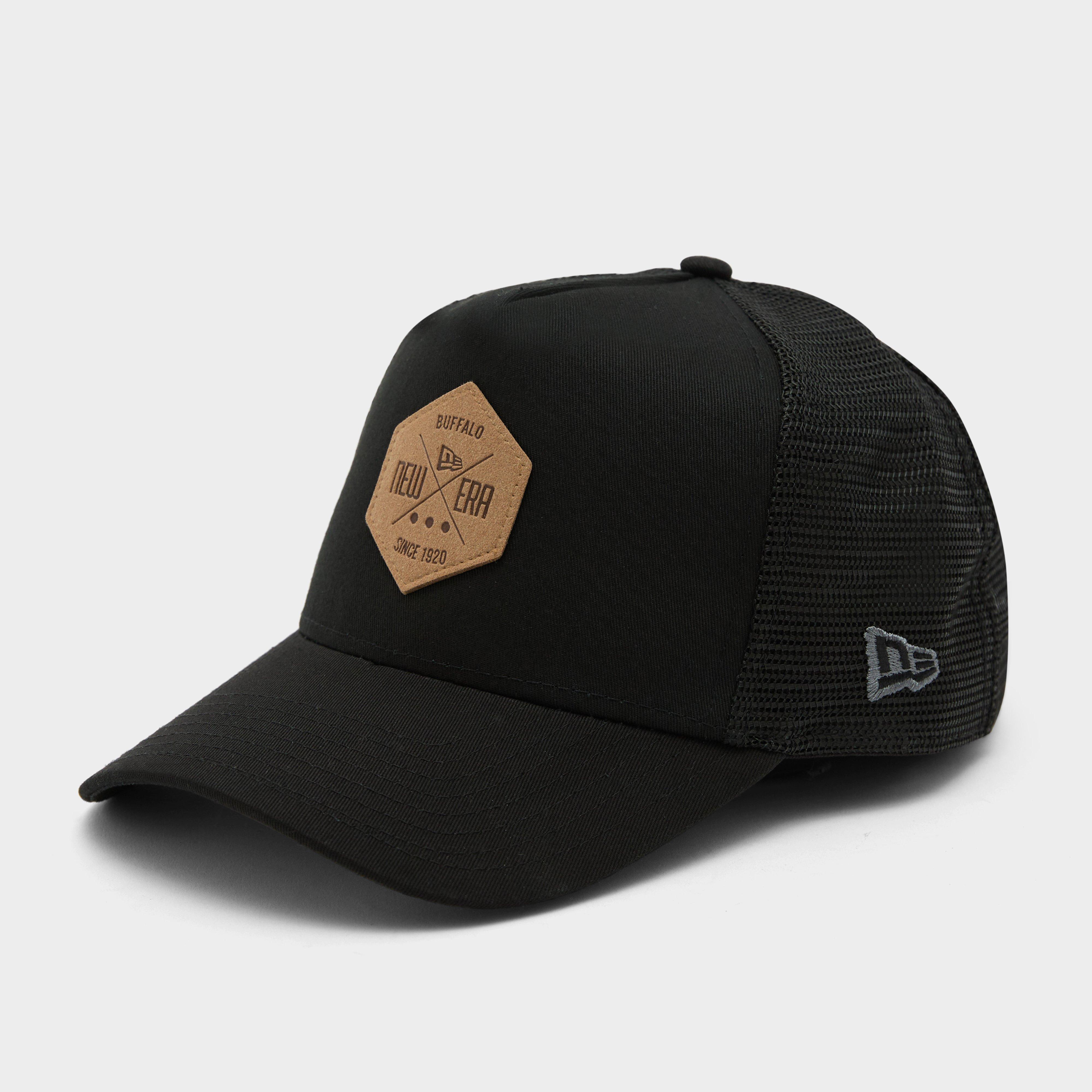 9FORTY Patch A-Frame Trucker Cap, Black