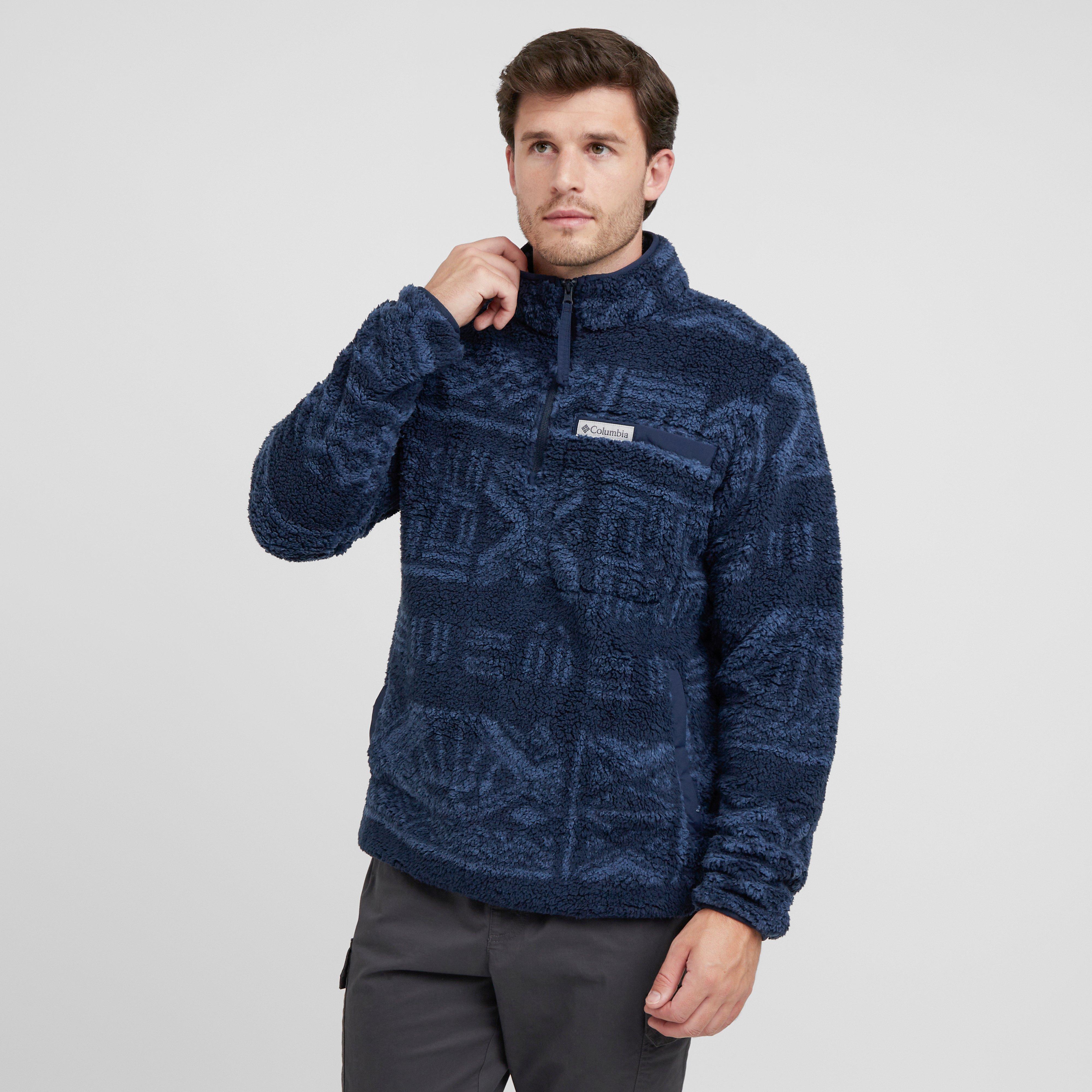 Click to view product details and reviews for Mens Rugged Ridge™ High Pile Half Zip Fleece Blue Blue.