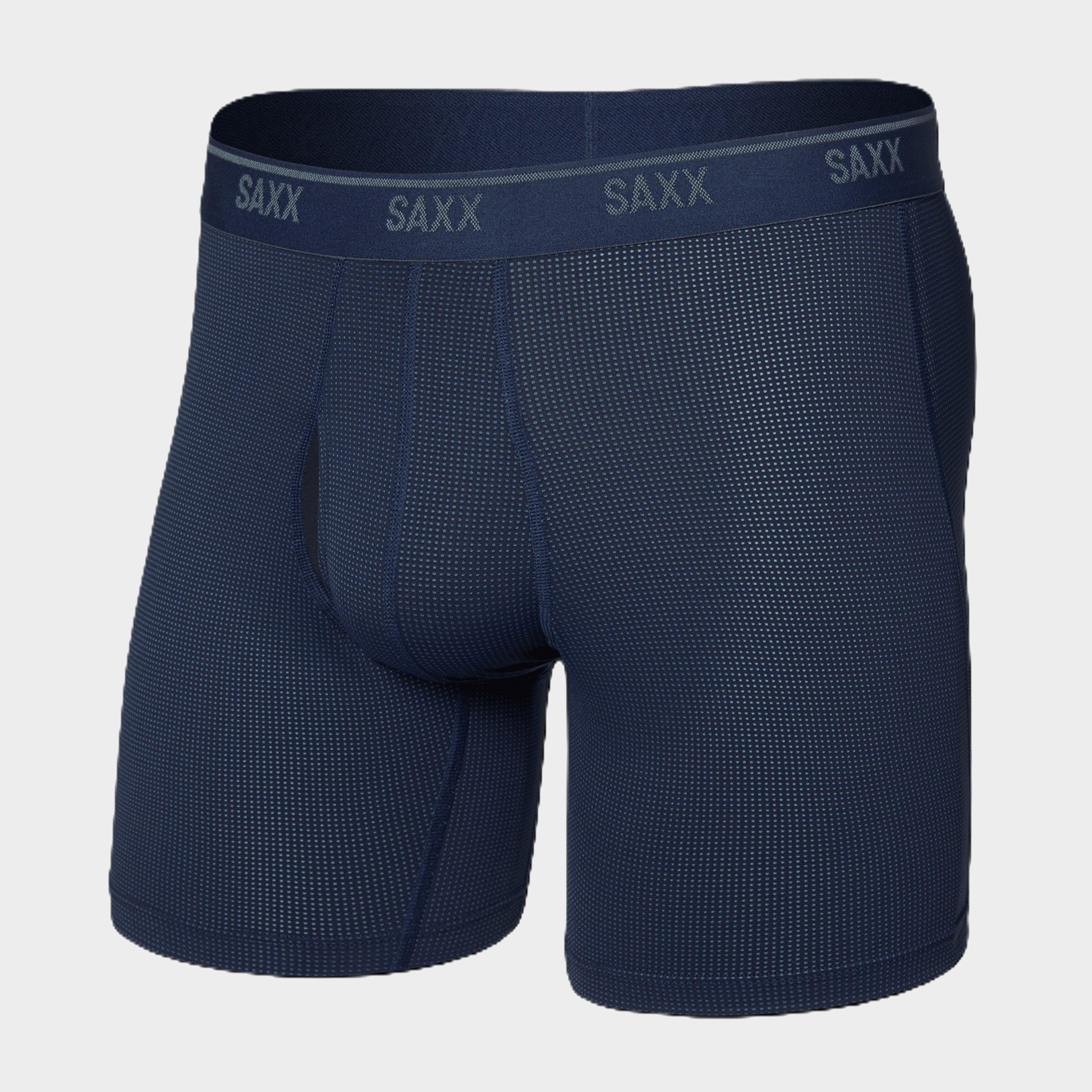 Saxx Men's Quest Quick-Dry Mesh Boxer Briefs - Maritime, Maritime