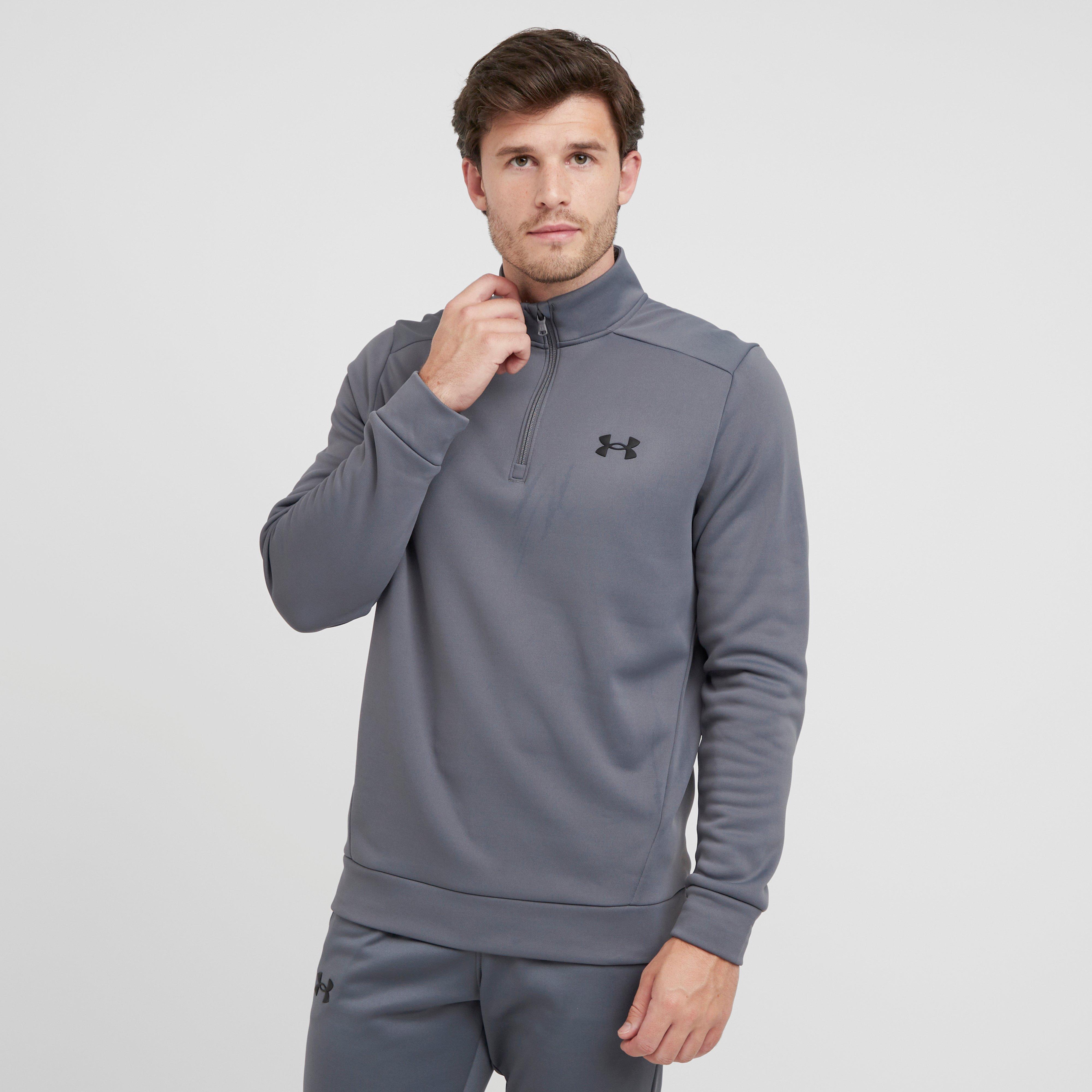 Men's Armour Fleece® Half Zip - Grey