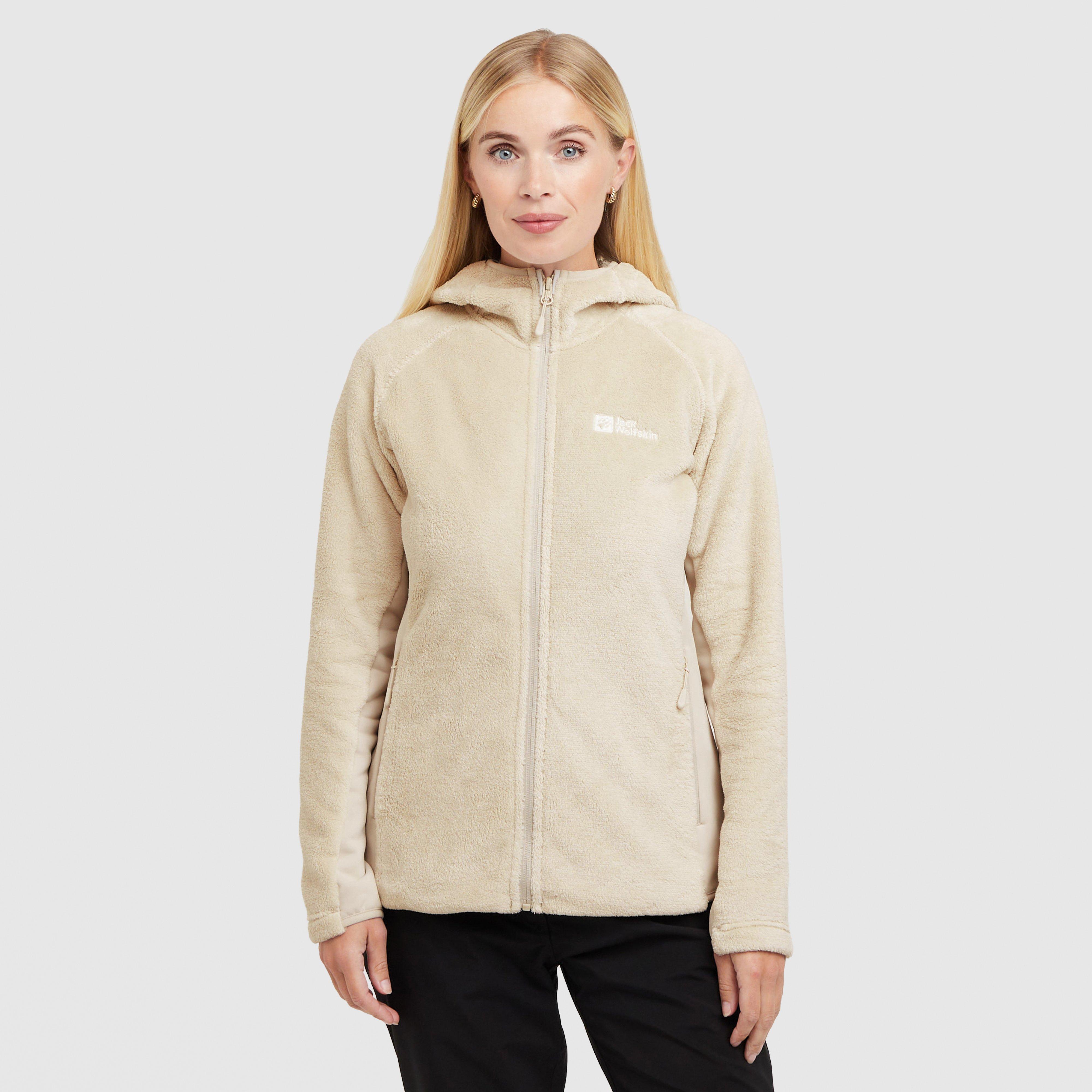 Women's Rotwand Hooded Full Zip Fleece Jacket - Cream