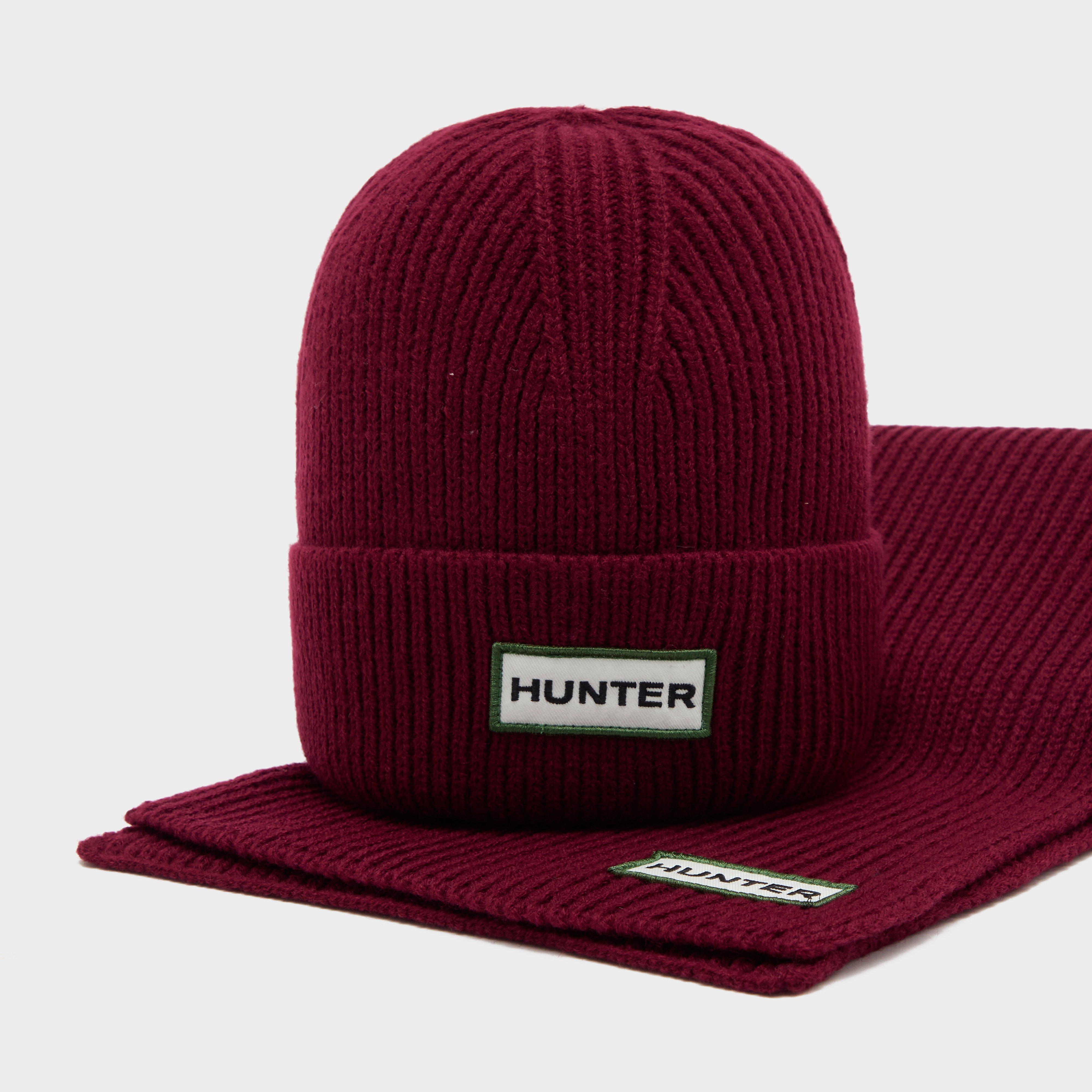 Click to view product details and reviews for Unisex Green Label Beanie Gift Set Red.