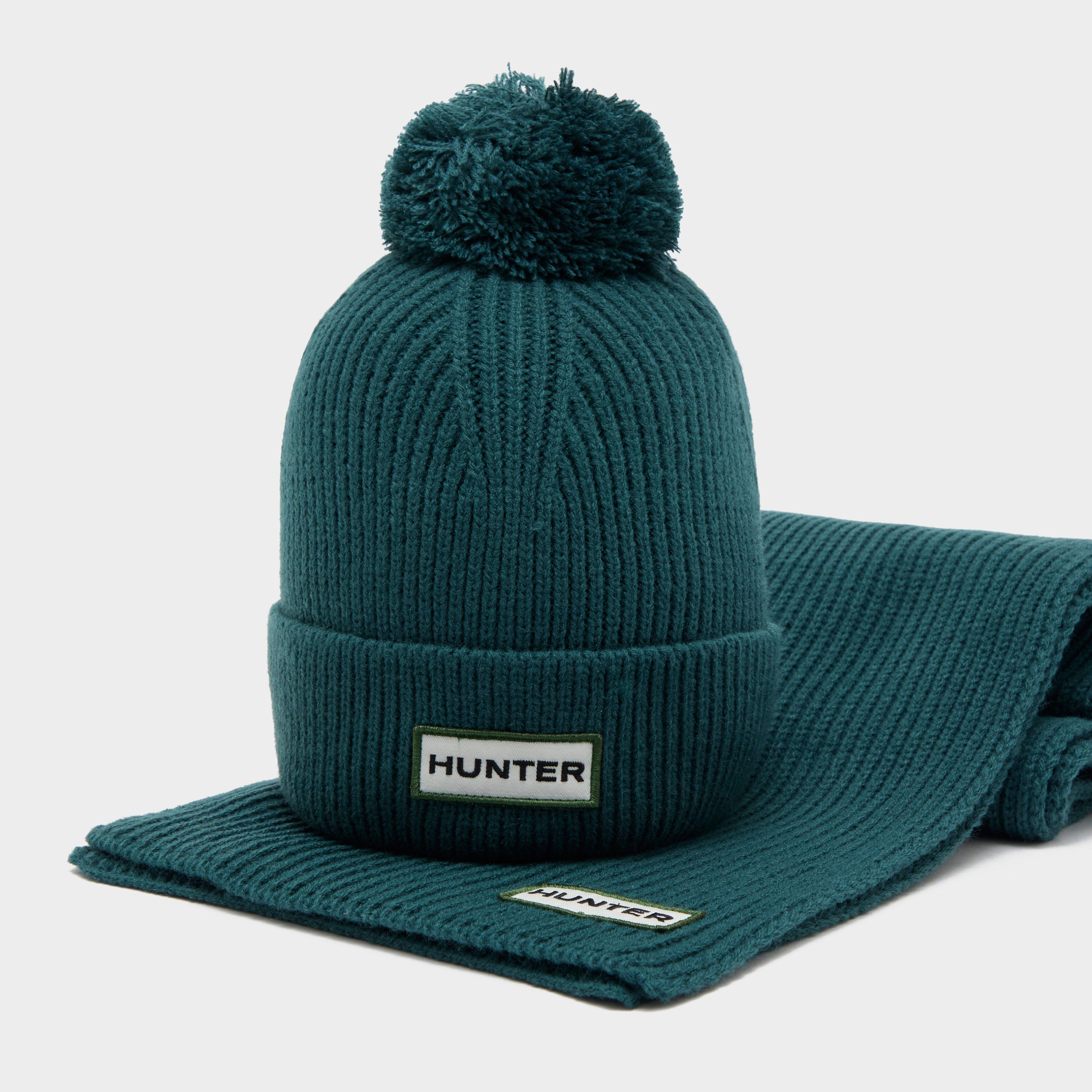Click to view product details and reviews for Unisex Green Label Bobble Hat Gift Set Blue.