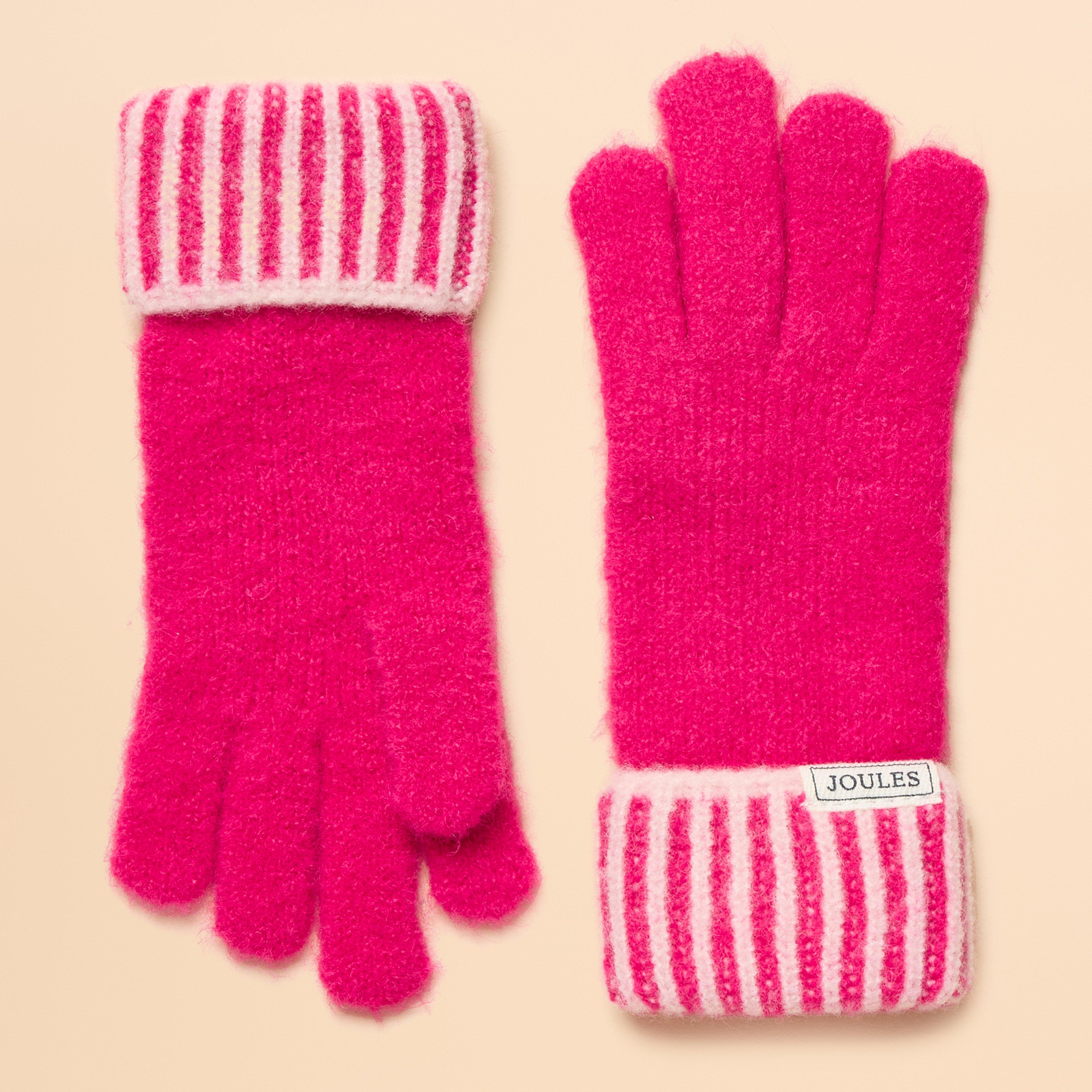 Click to view product details and reviews for Kids Wanderer Knitted Gloves Pink.