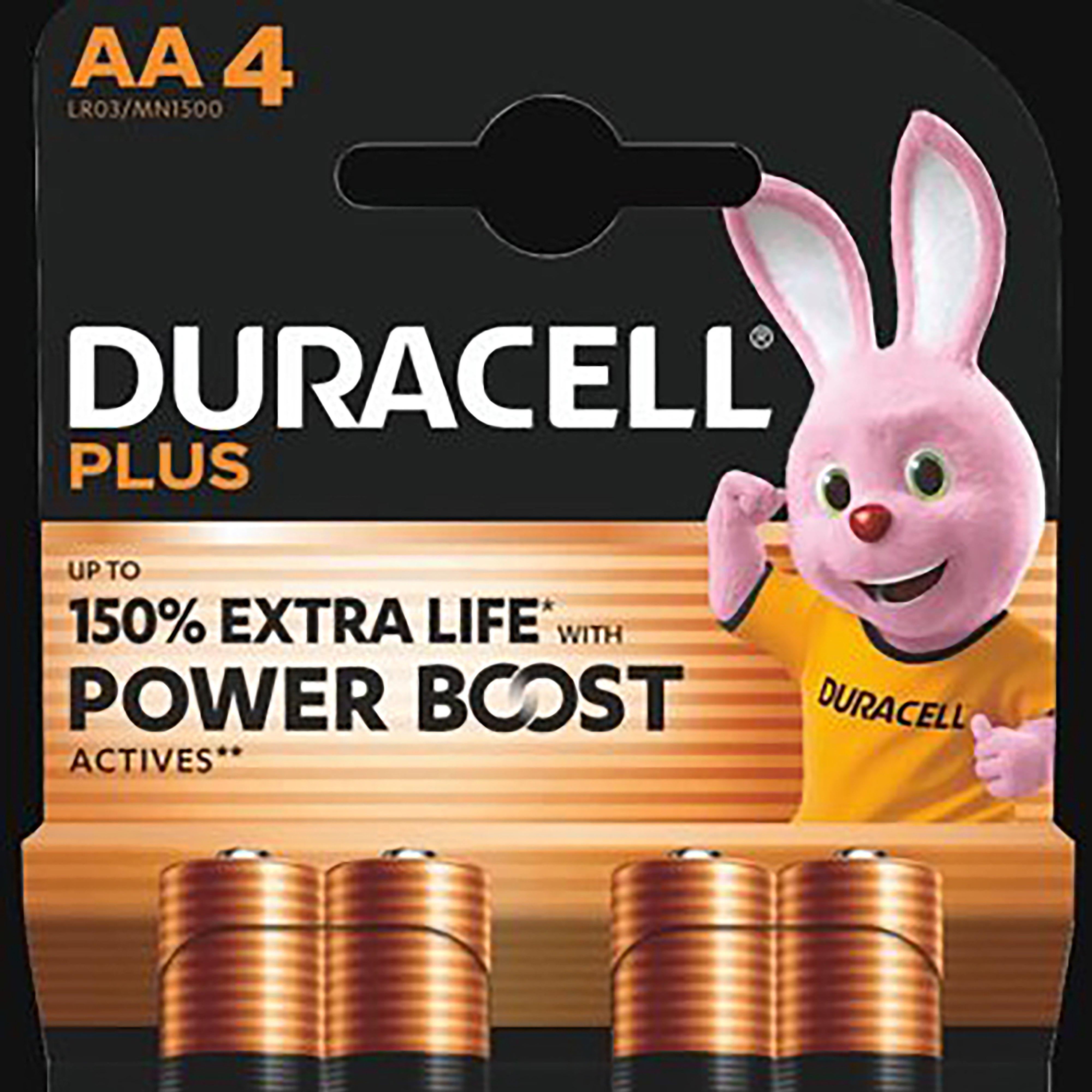Duracell Plus Aa Boost Batteries 4 Pack - Orange, Orange