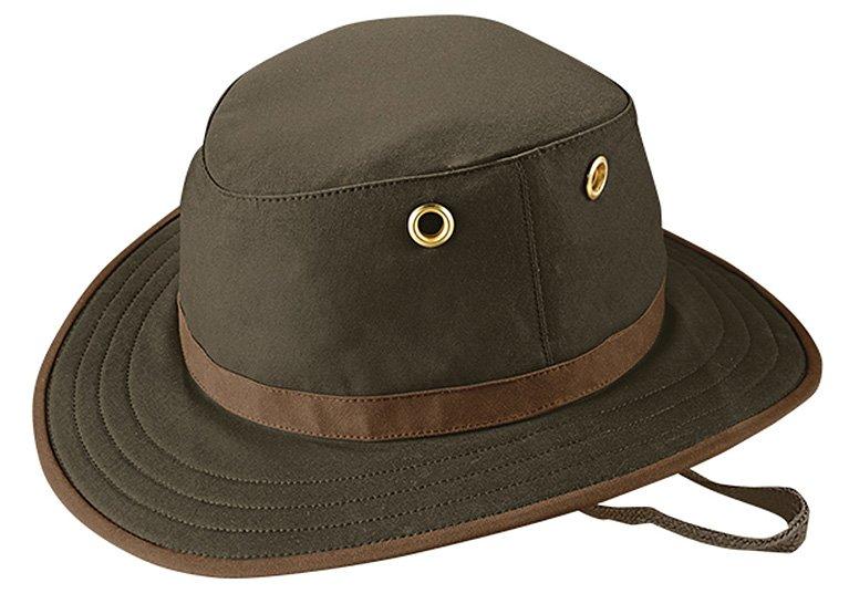 Tilley Outback Waxed Cotton Hat, Green