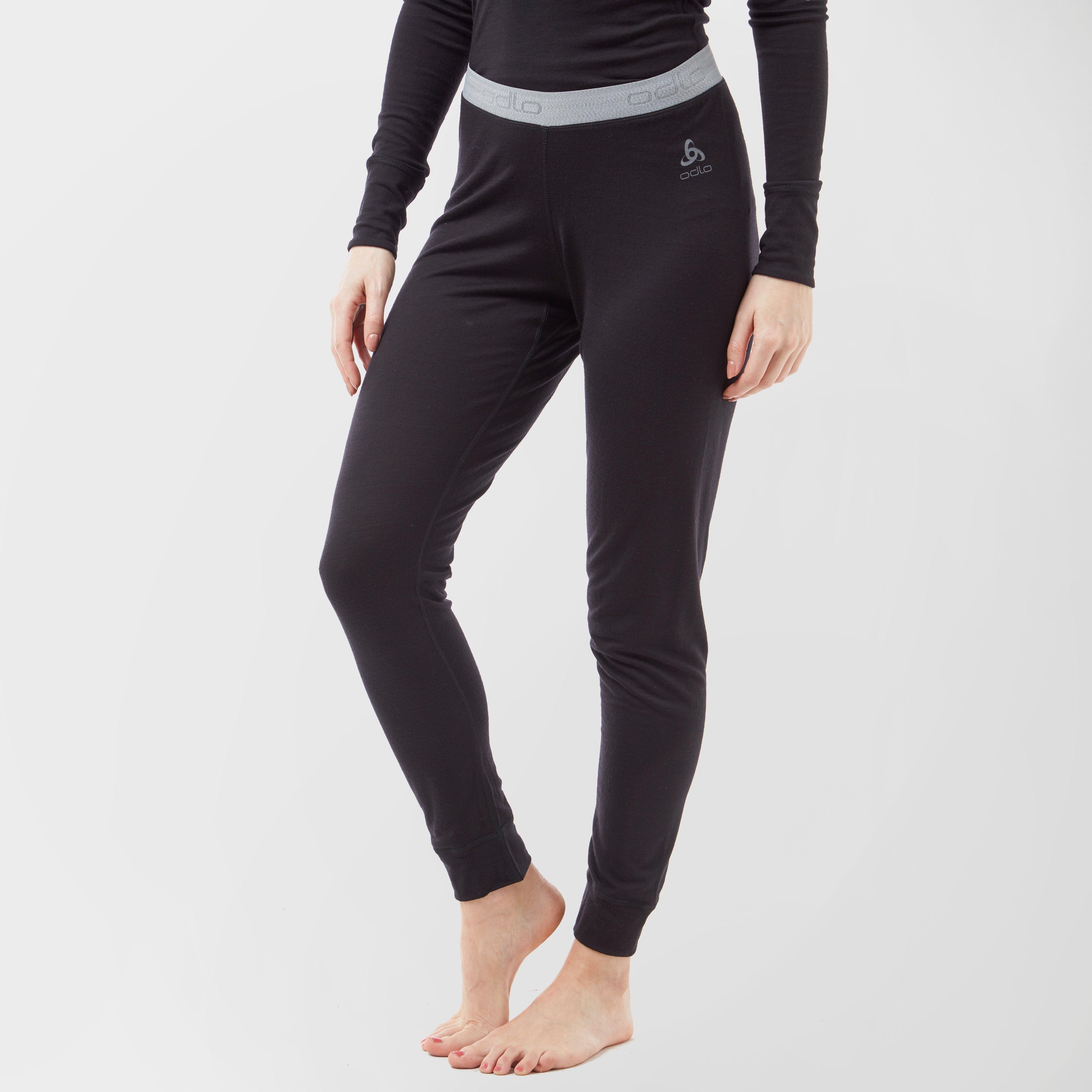 Odlo Women's Merino Warm Pants, Black