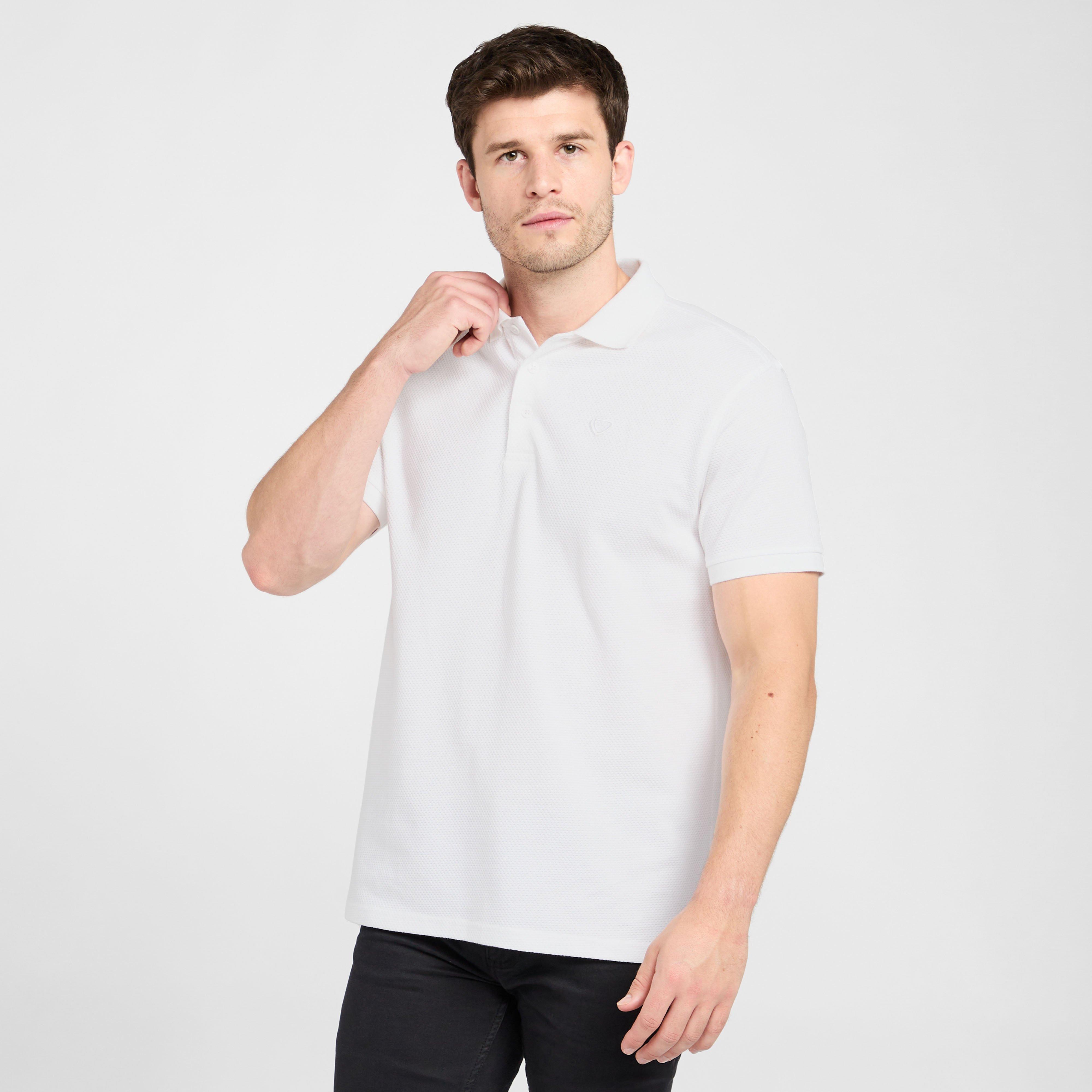 Brasher Men's Calder Polo Shirt, White