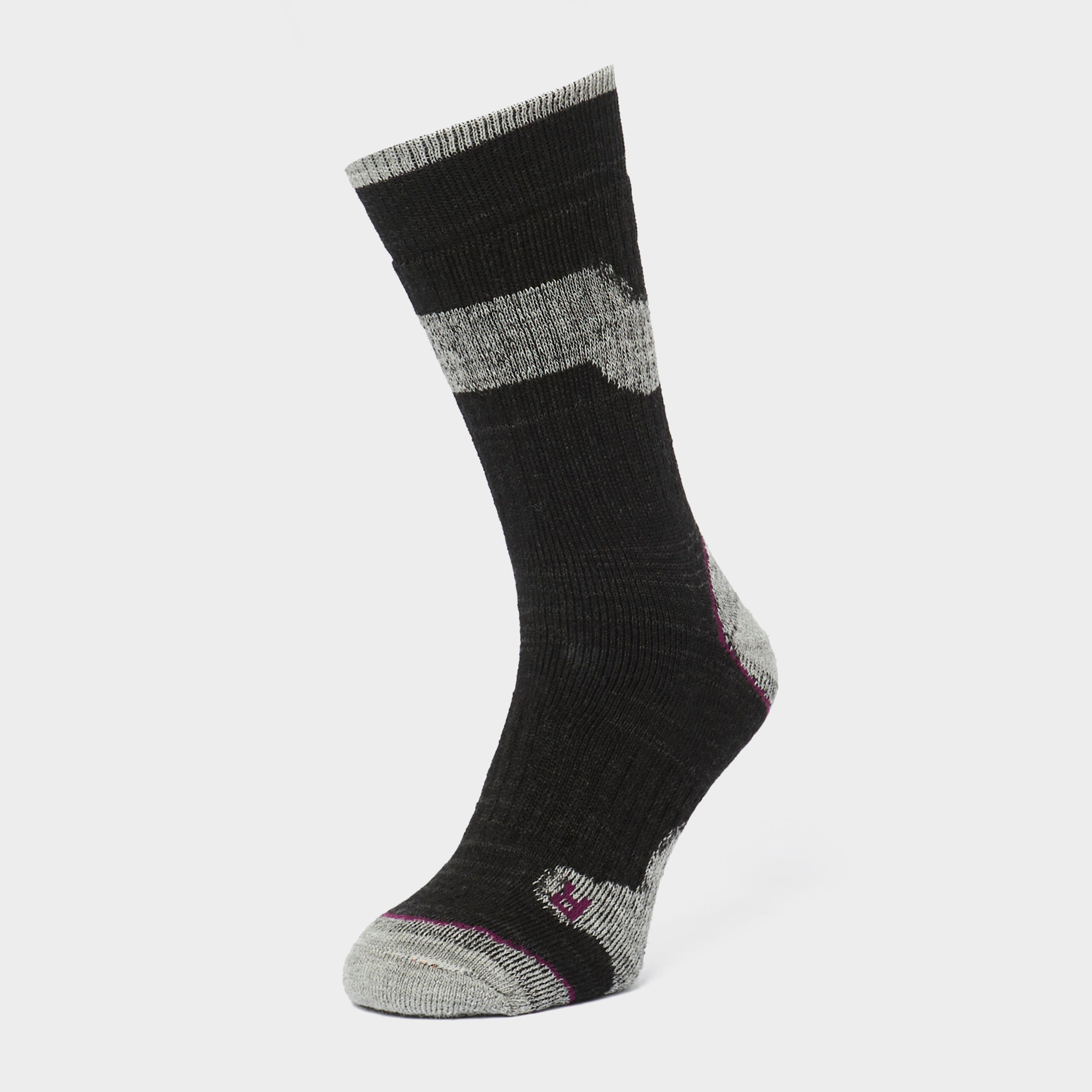 Brasher Women's Trekker Plus Socks, Black