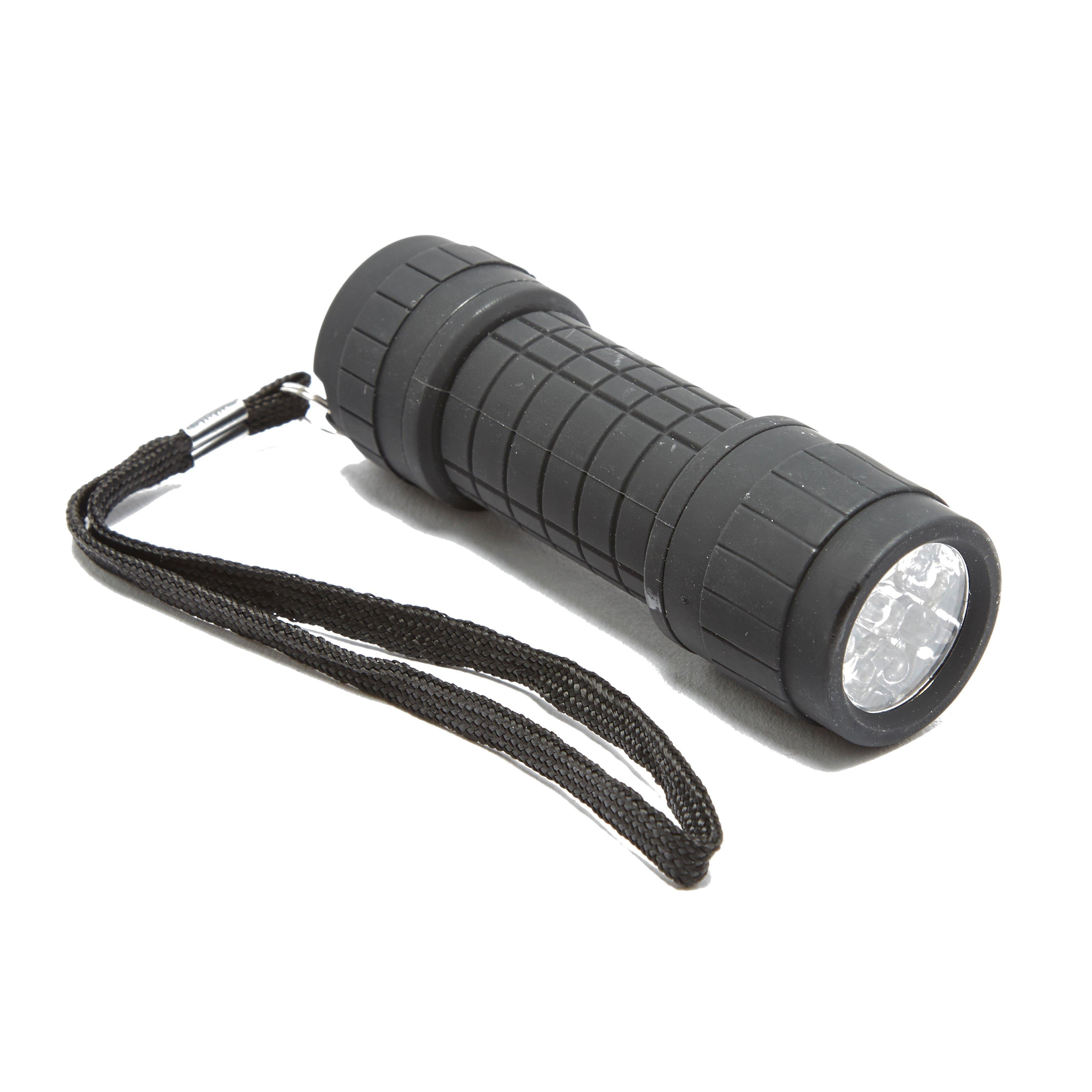 9 LED Torch Black