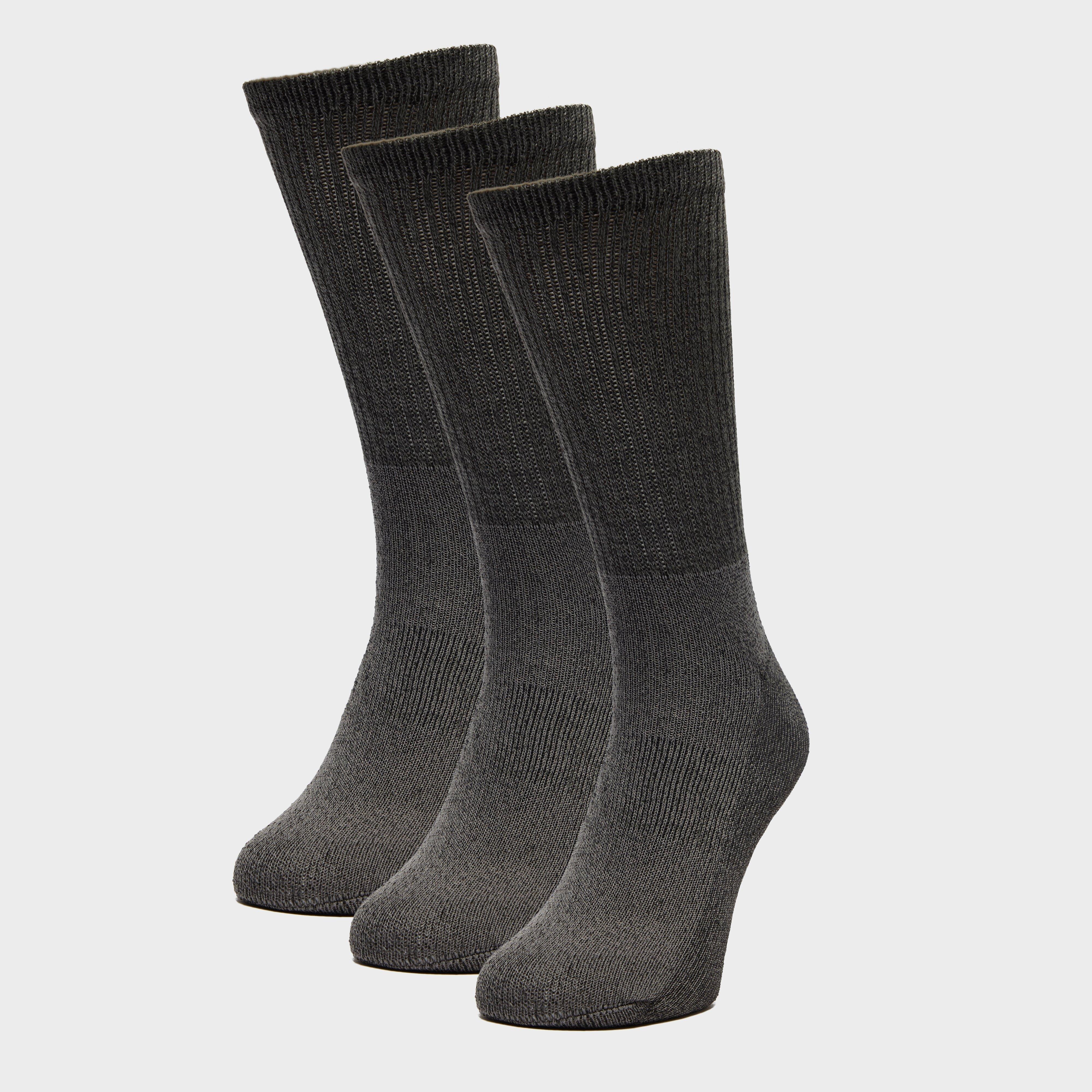 Peter Storm 3 Pack Essential Socks, Grey