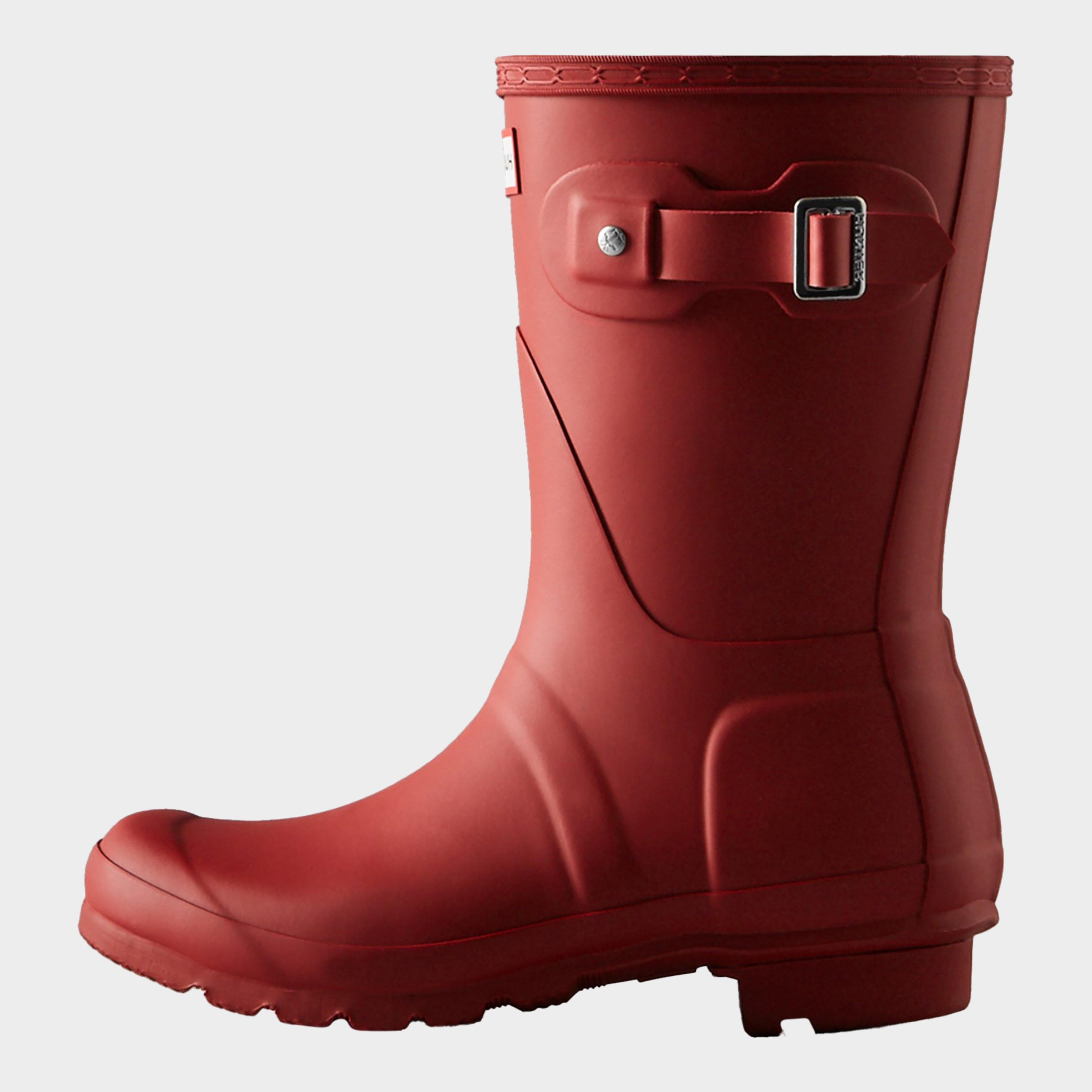 Hunter Women's Original Short Wellington Boots, Red