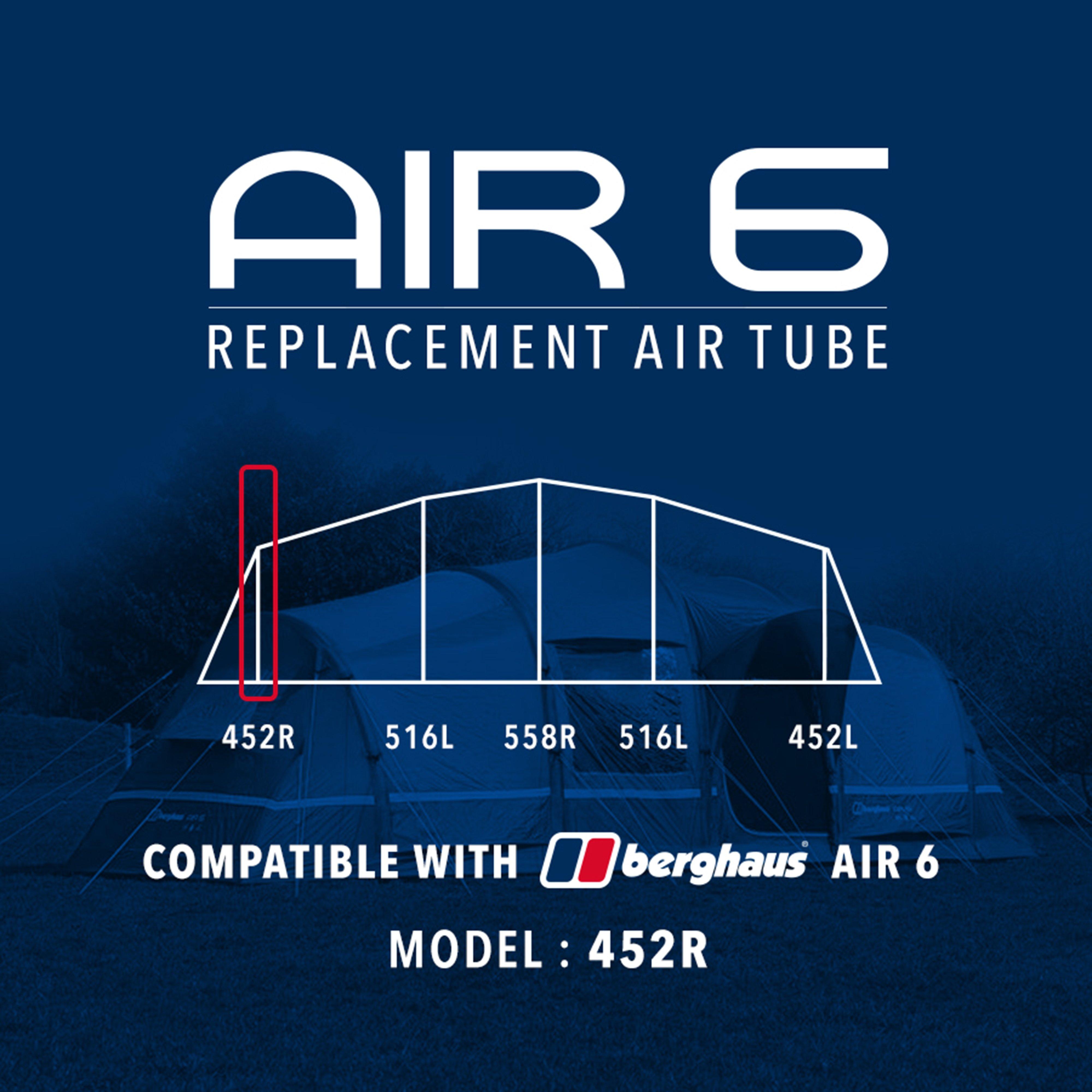 Eurohike Air 6 Replacement Air Tube (Front 452R), Blue