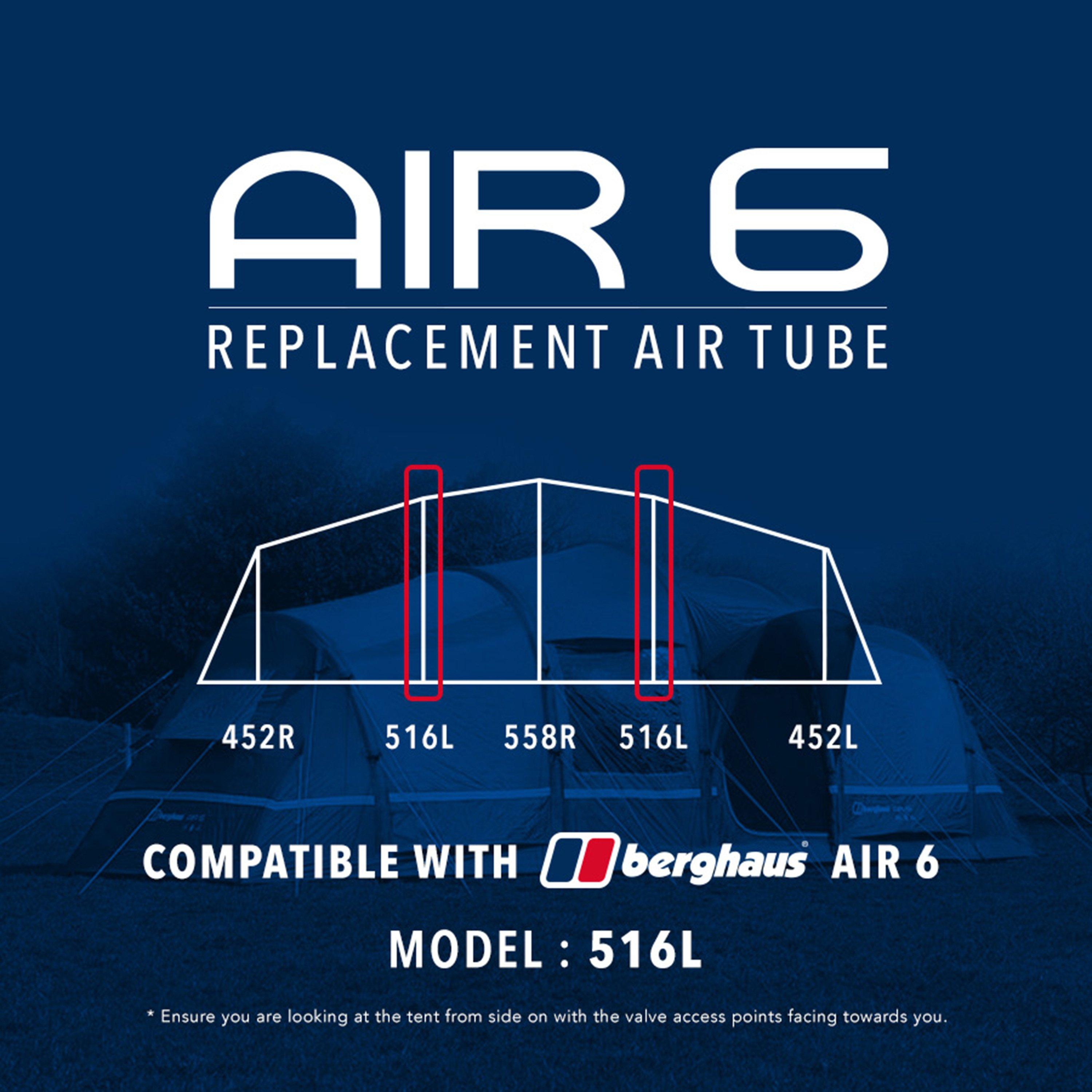 Eurohike Air 6 Tent Replacement Air Tube - 516L, Blue