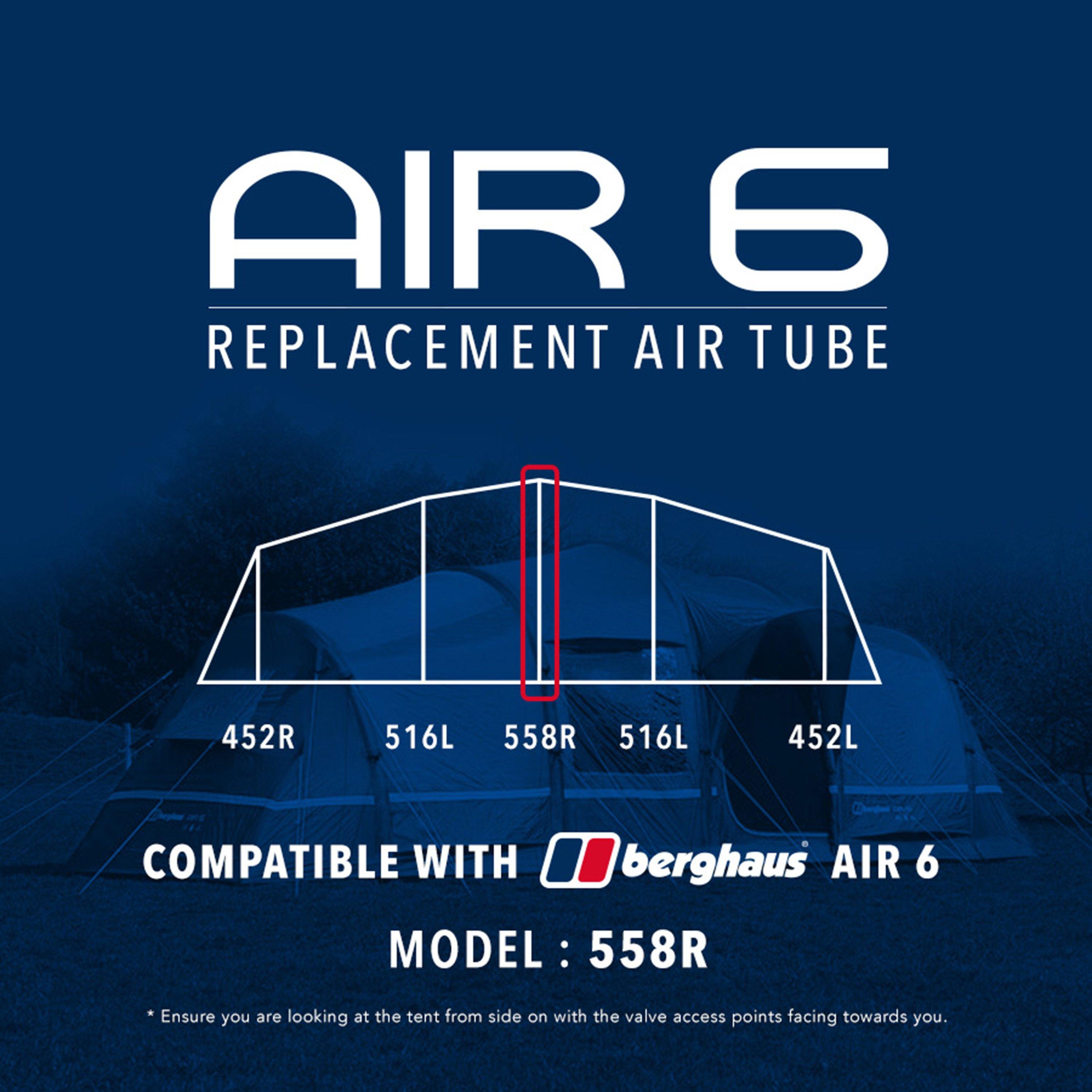 Eurohike Air 6 Replacement Air Tube (Middle - 558R), Blue