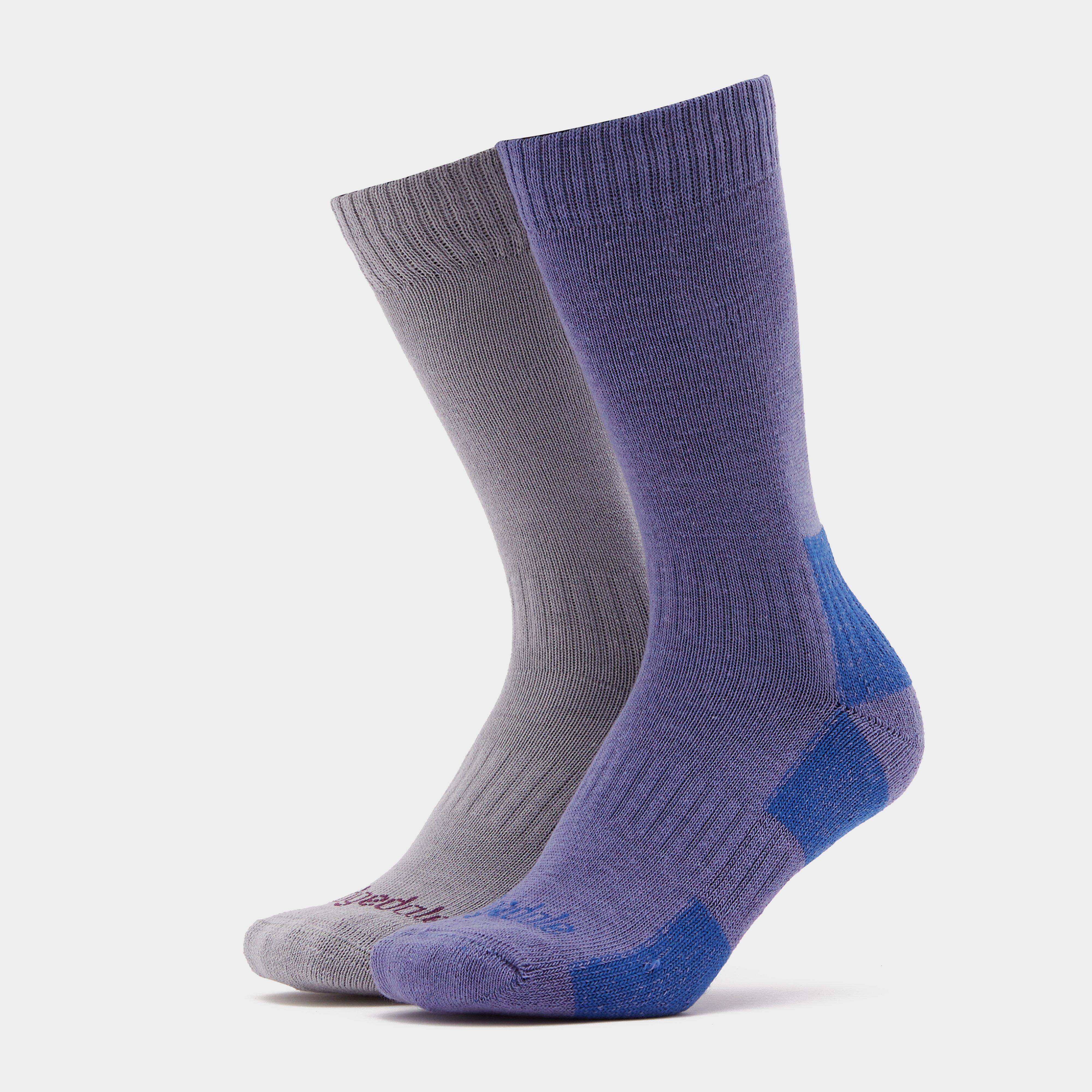 Bridgedale Women's Dingle Socks 2 Pack, Blue